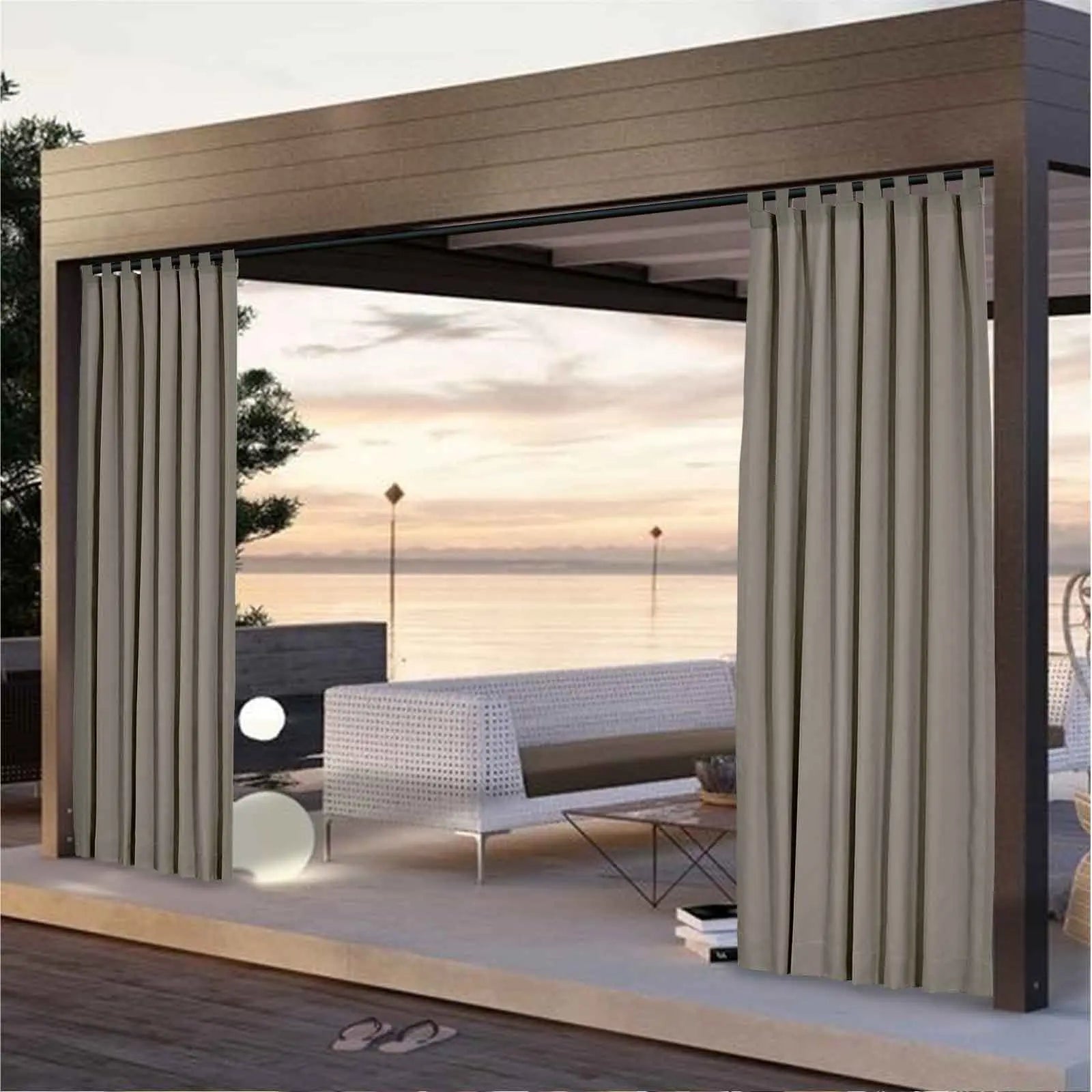 Heck Solid Acrylic Outdoor Curtain TWOPAGES