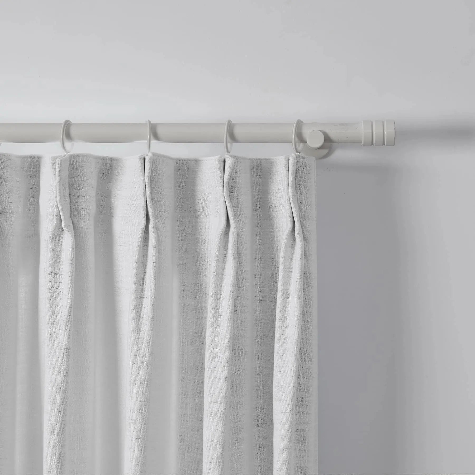 Liz Linen Pinch Pleat Ready Made Curtain with Blackout Lining