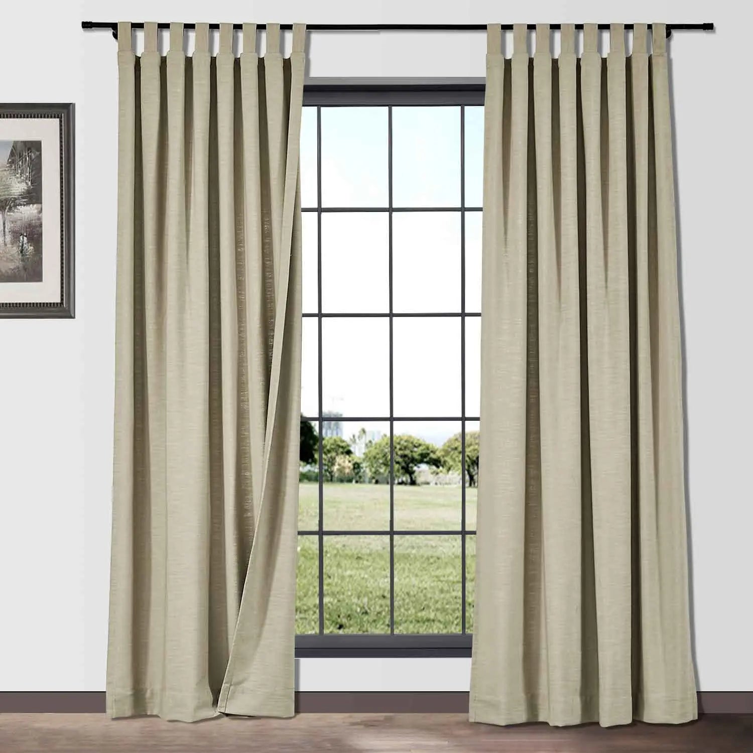 Isabella Heavyweight Polyester Cotton Blend Drapery Soft Top SLIDINGCURTAIN