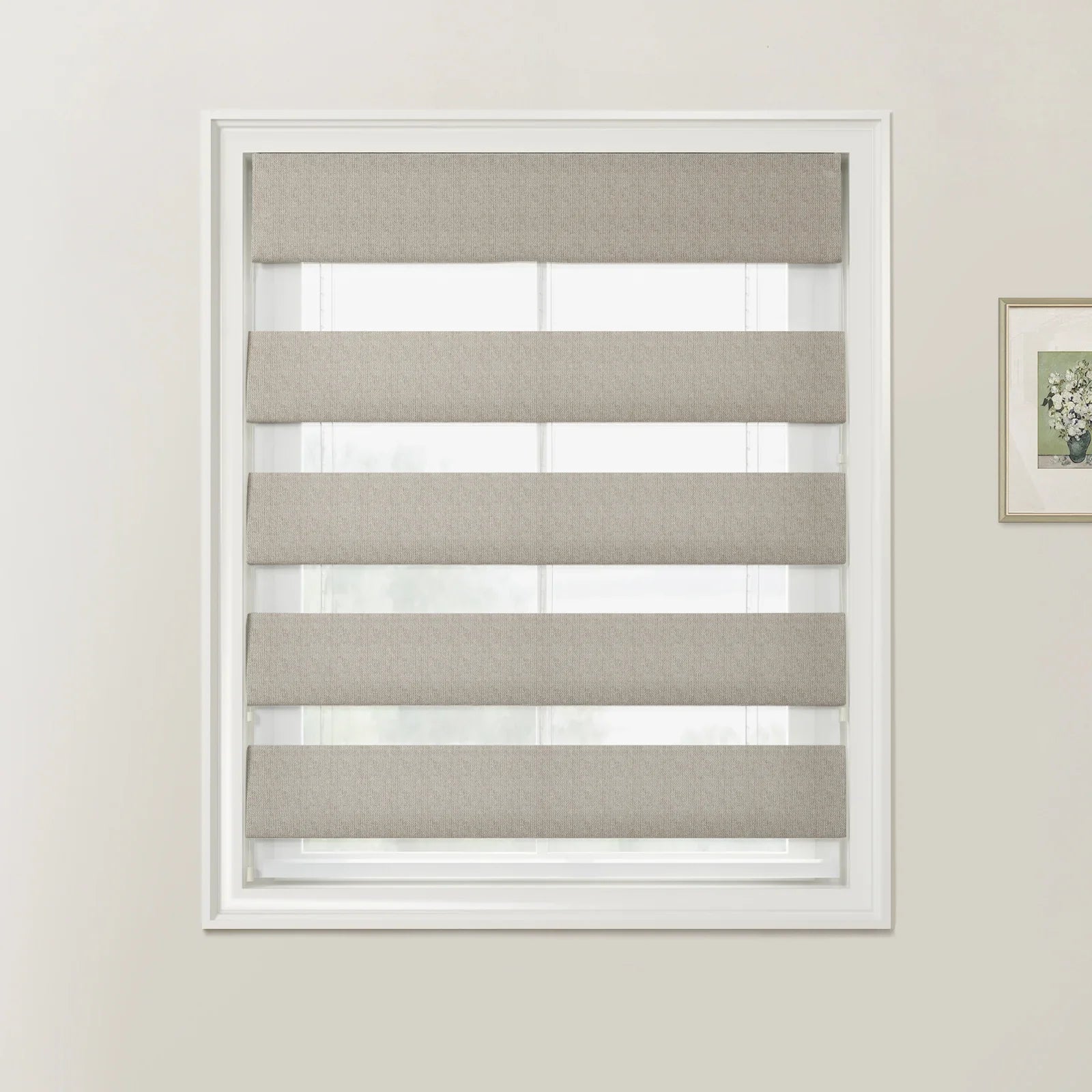 Ron Zebra Roman Blinds Cord Lift