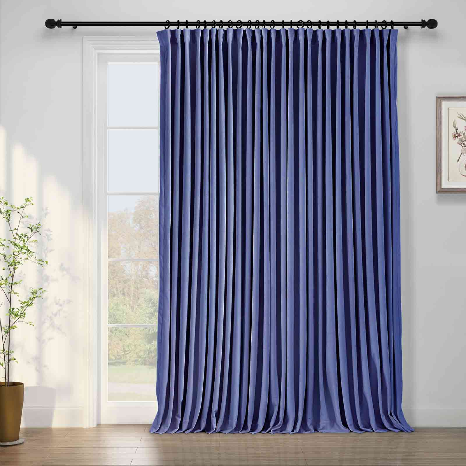 Birkin Velvet Curtain Pinch Pleated Thermal Drapes