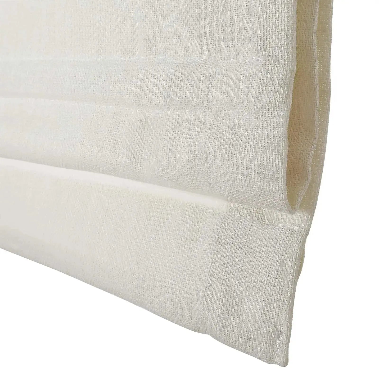 Ron Linen Cotton Herringbone Roman Shade Cord Lift