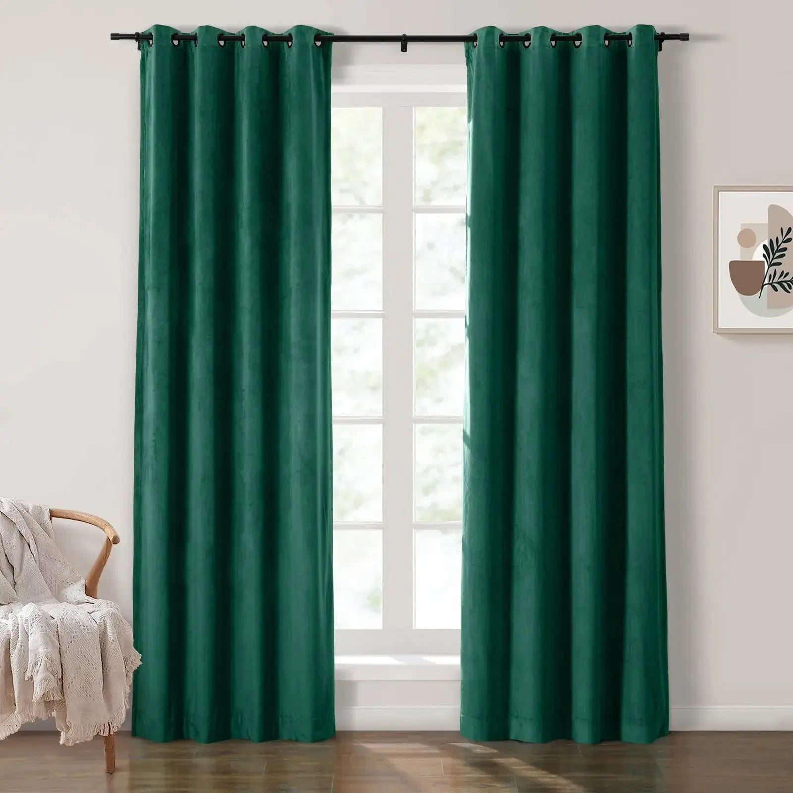 Birkin Velvet Curtain Grommet SLIDINGCURTAIN