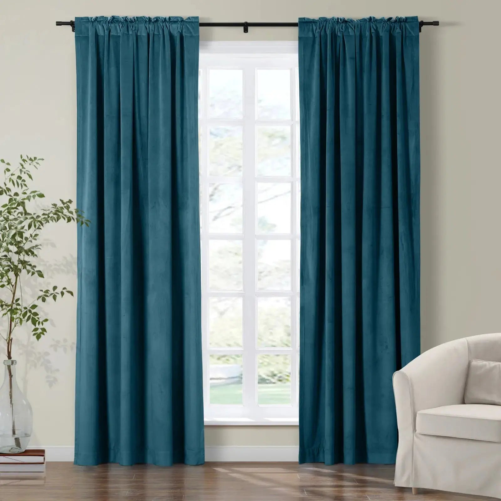 Birkin Velvet Curtain Soft Top SLIDINGCURTAIN