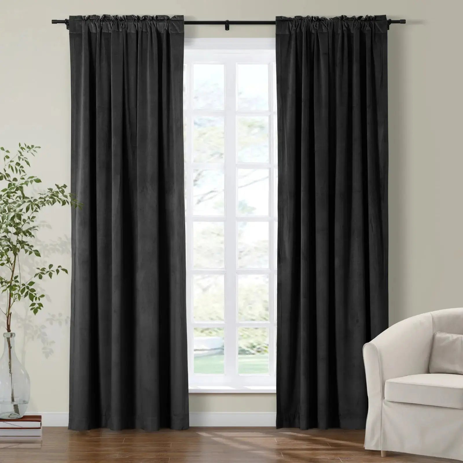 Birkin Velvet Curtain Soft Top SLIDINGCURTAIN