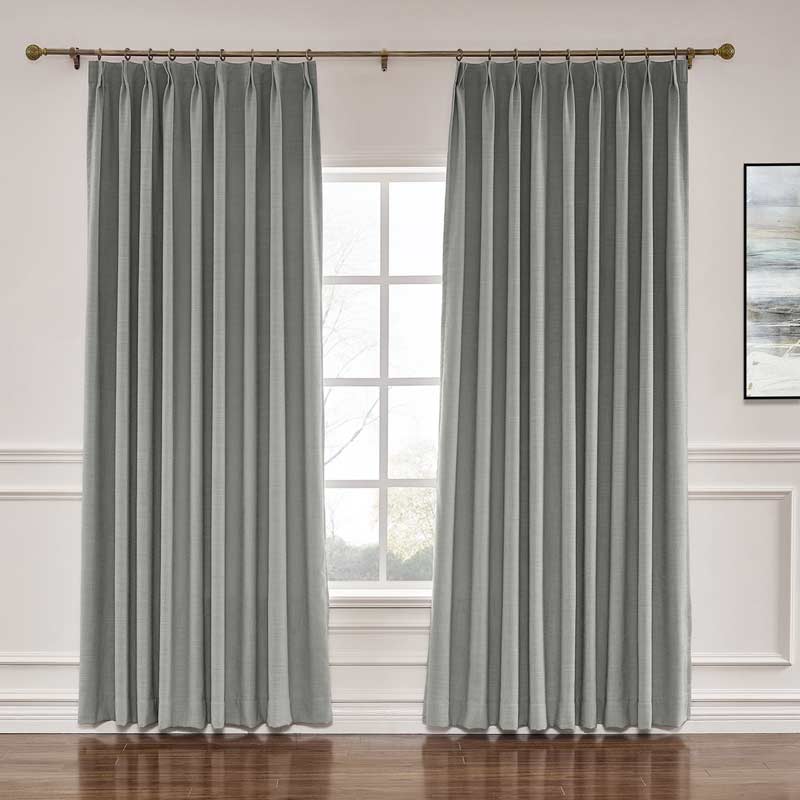 Liz Linen Drape Pleated