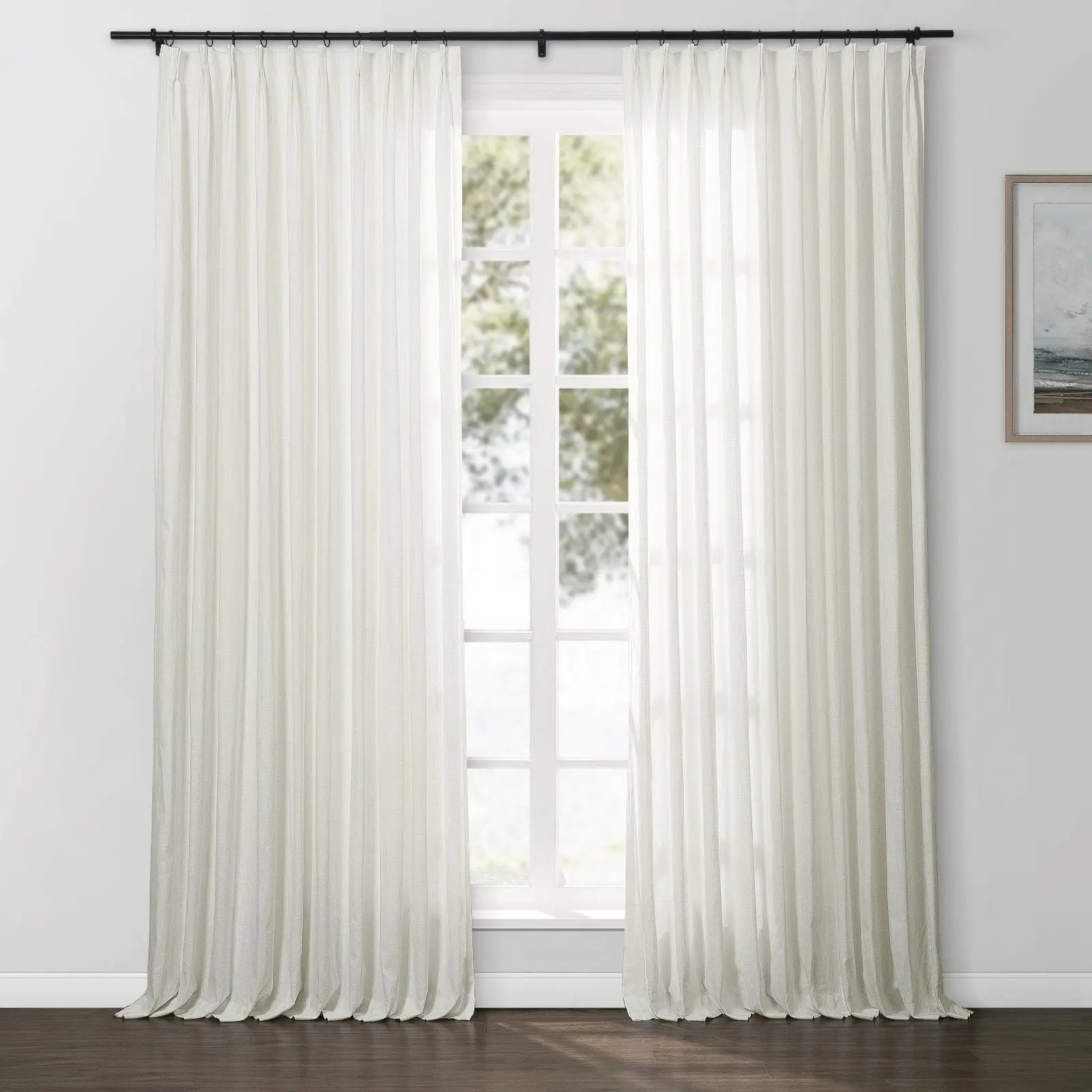 Ian Linen  Blend Drapery Pleat SLIDINGCURTAIN