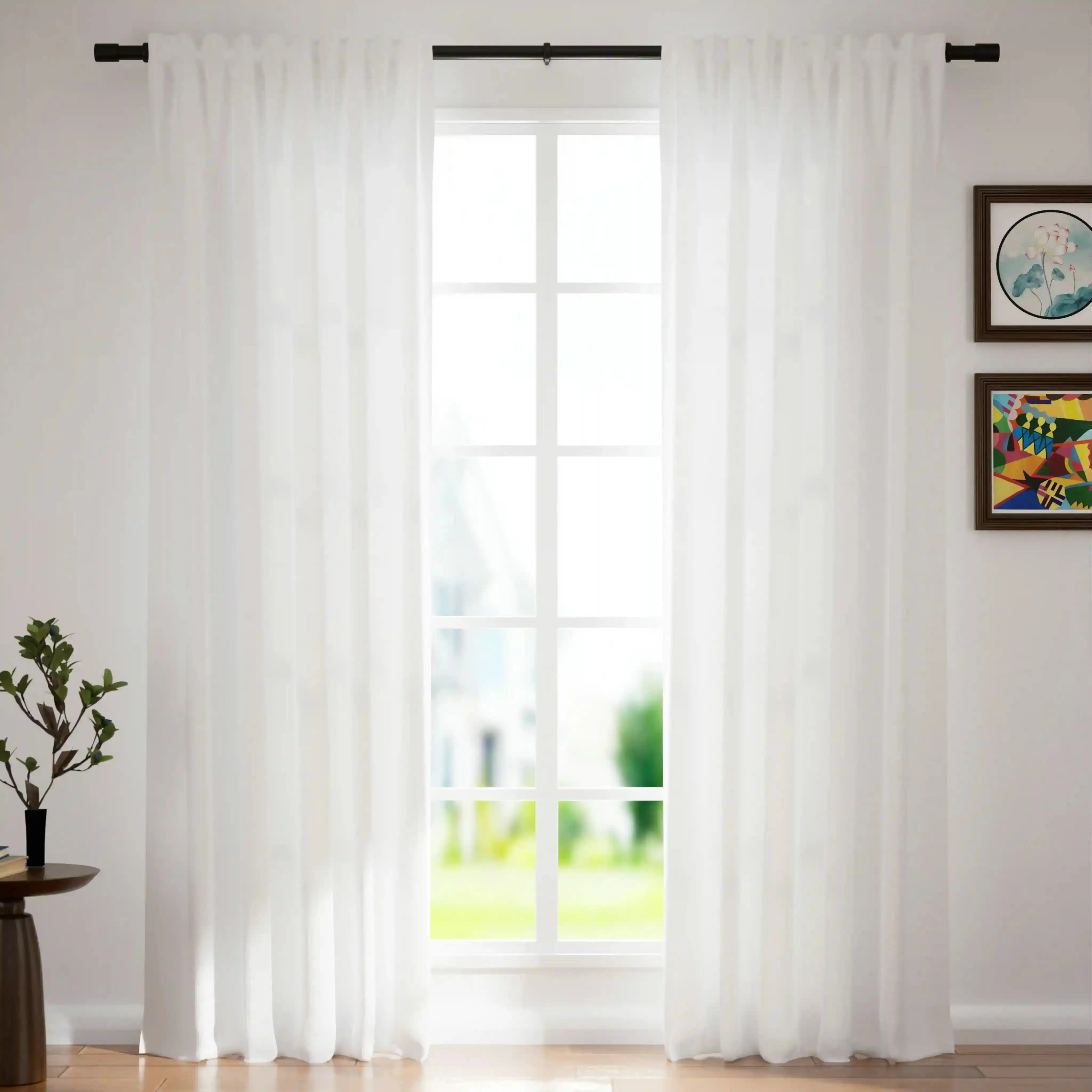 Ian Linen Blend Drapery Soft Top SLIDINGCURTAIN