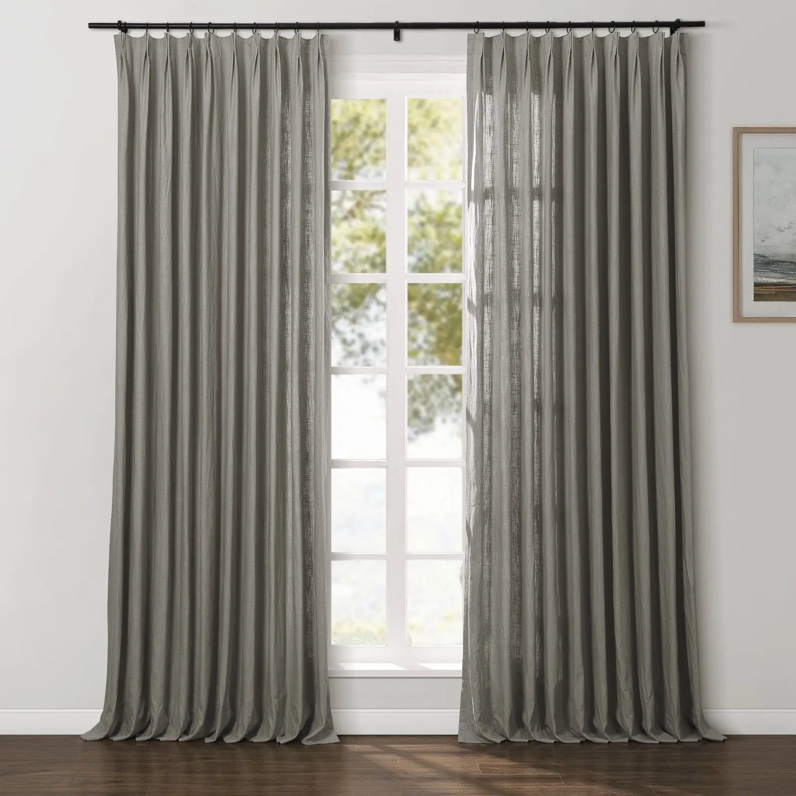 Ian Linen  Blend Drapery Pleat SLIDINGCURTAIN