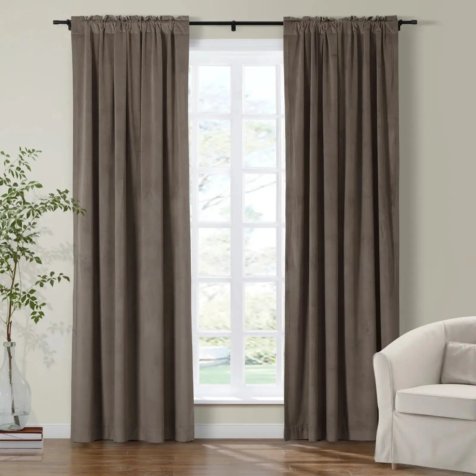 Birkin Velvet Curtain Soft Top SLIDINGCURTAIN