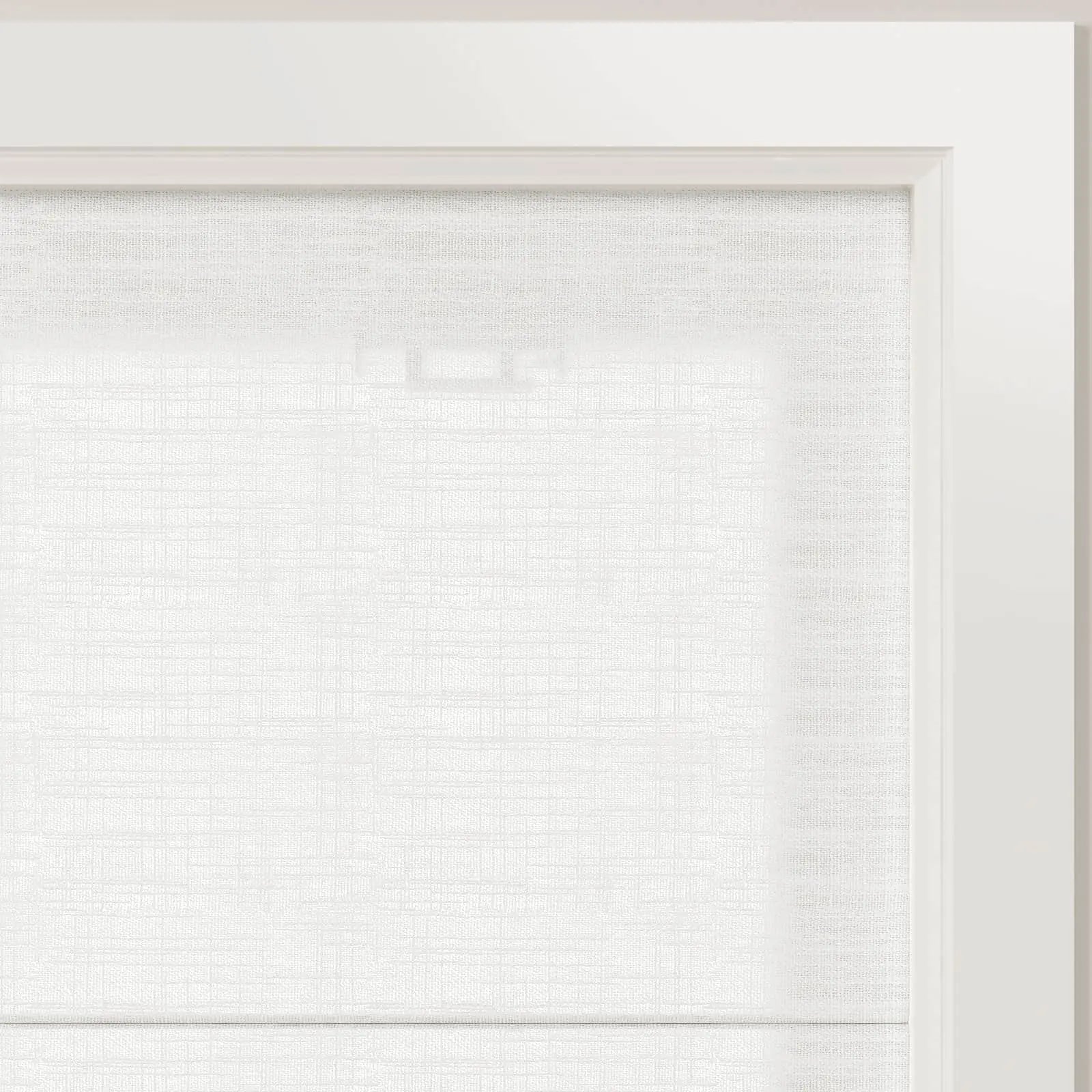 Liz Linen Back Slat Roman Shades Cordless