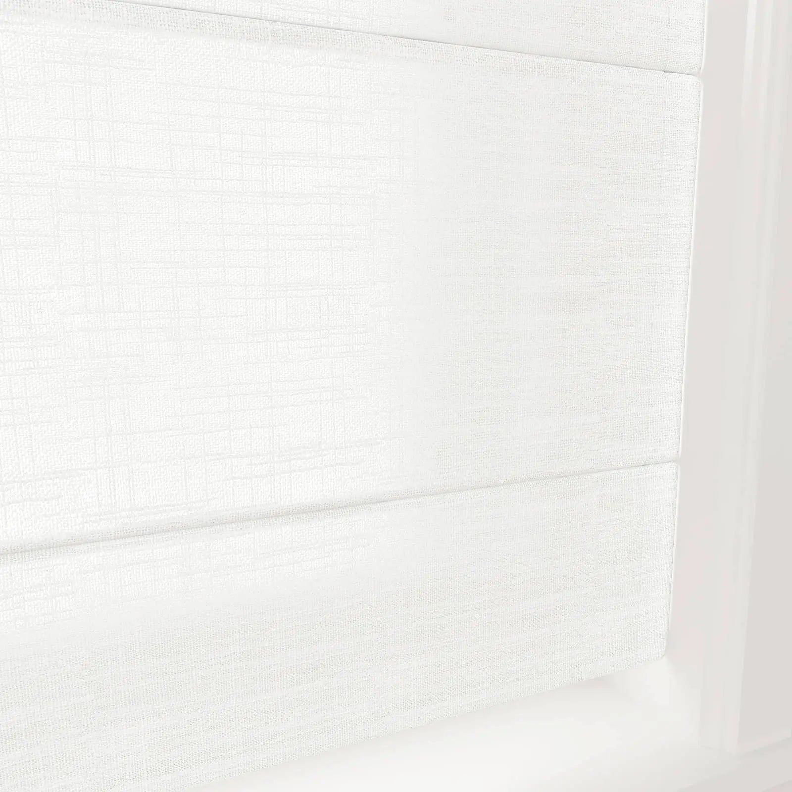 Liz Linen Back Slat Roman Shades Cordless