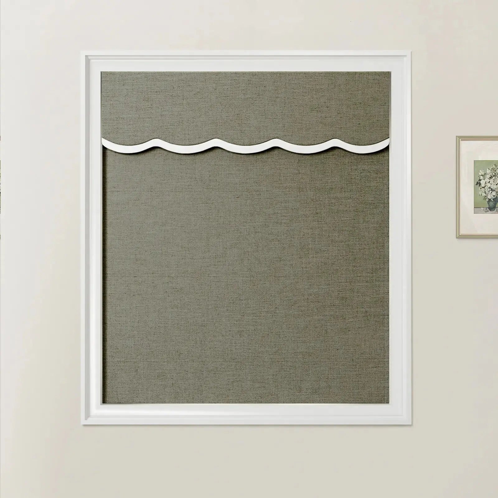 Liz Linen Valanced Day Night Roman Shade Cord Lift