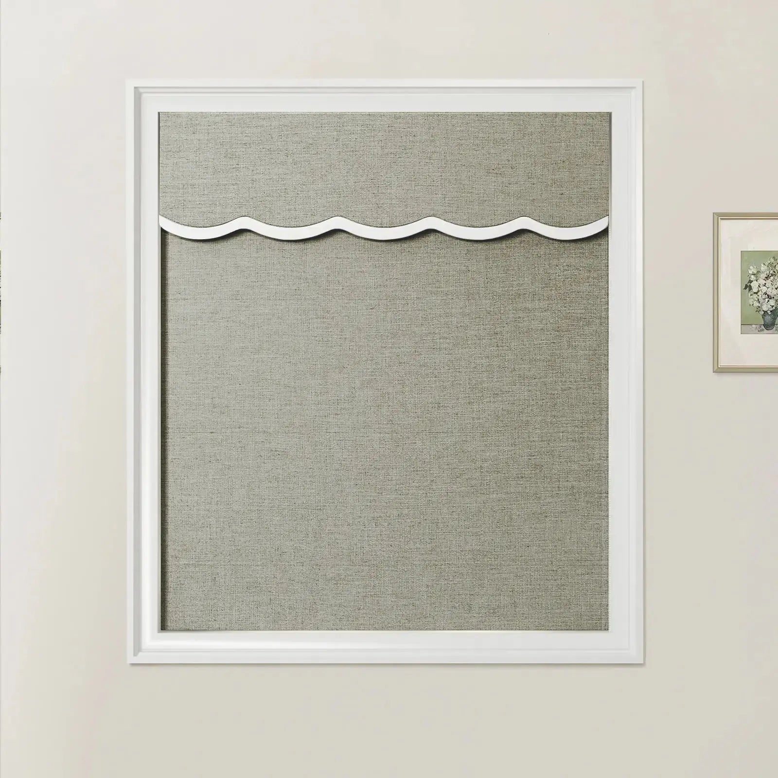 Liz Linen Valanced Day Night Roman Shade Cord Lift