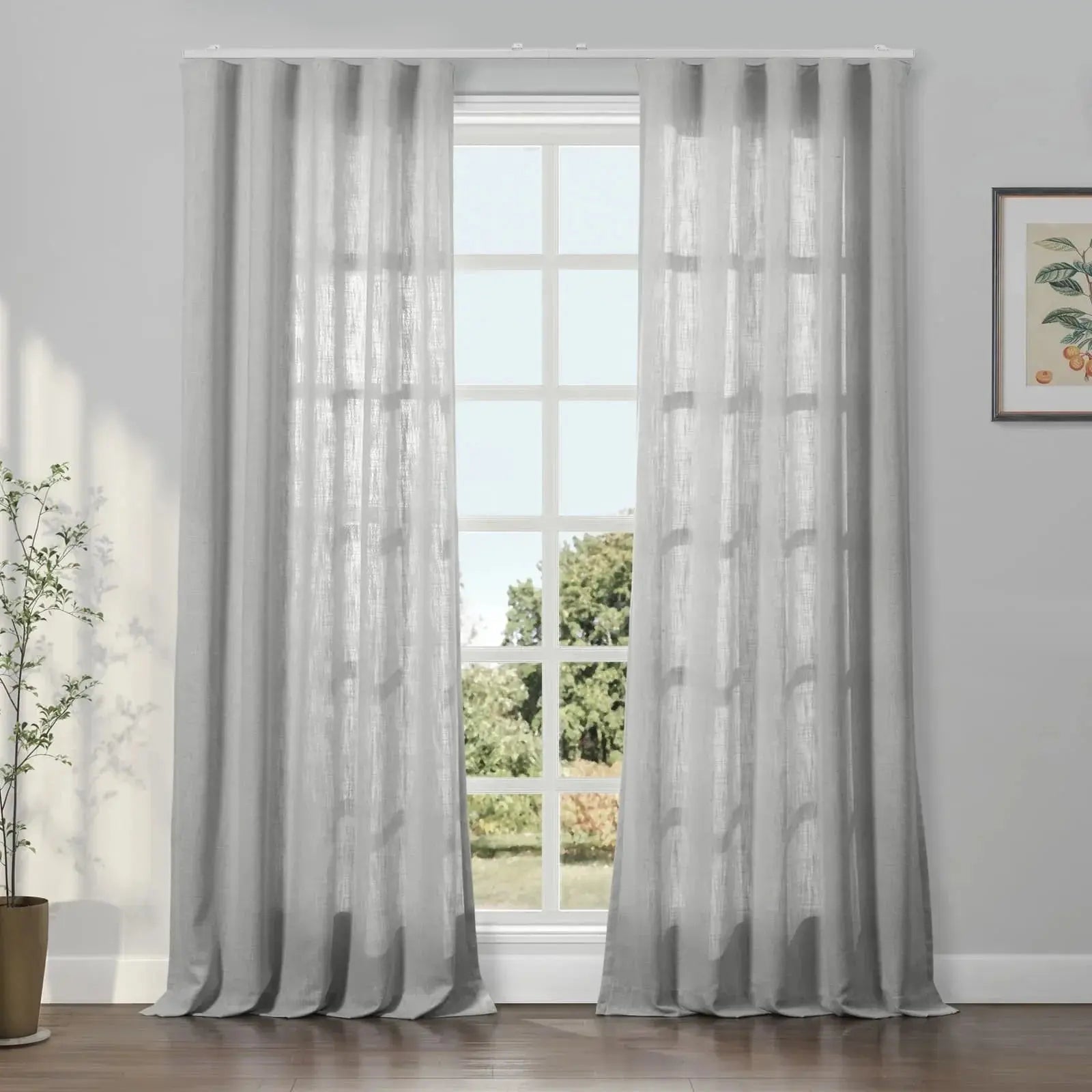 Patti Linen Ripple Fold Drapery