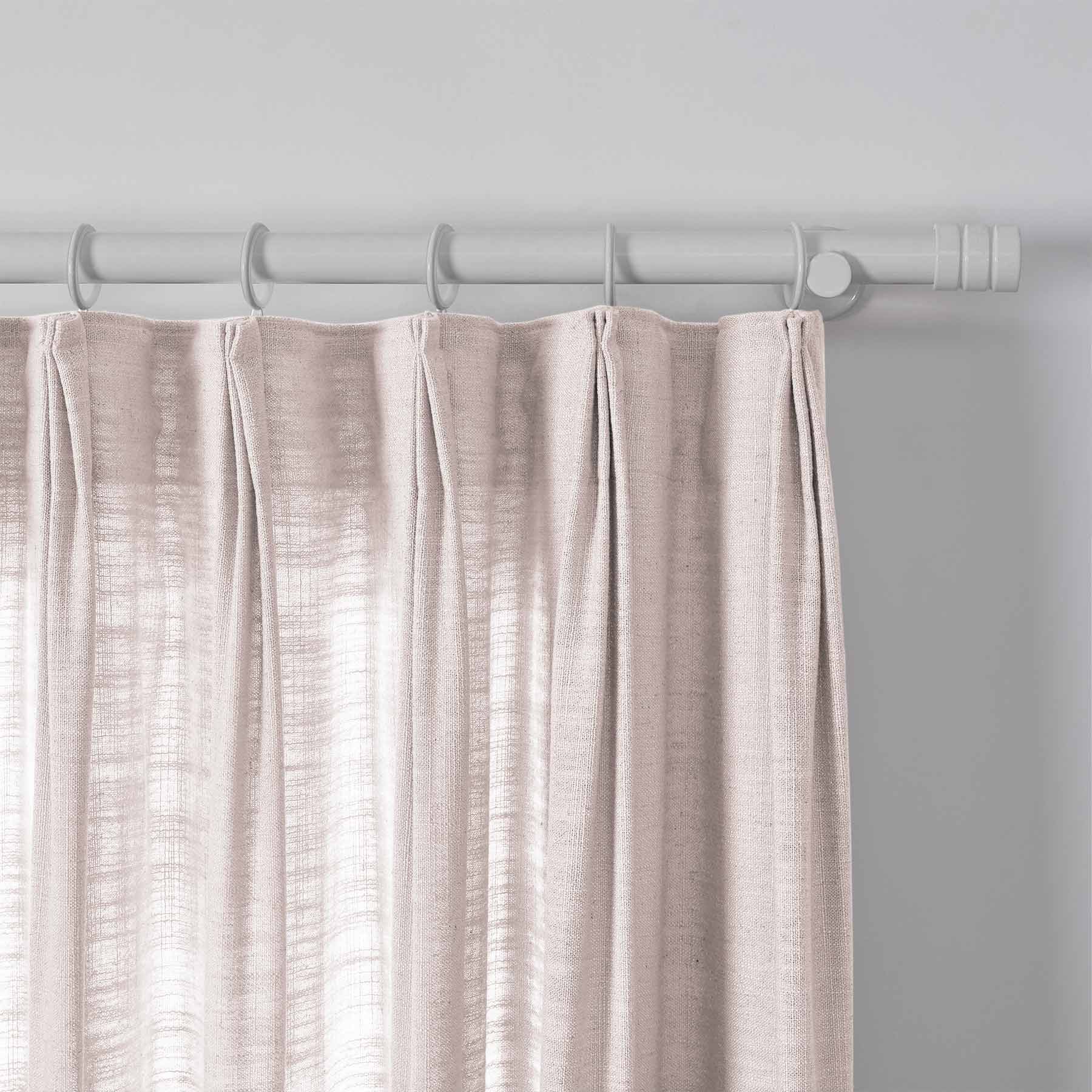 Liz Linen Extra Long Curtains Pleated