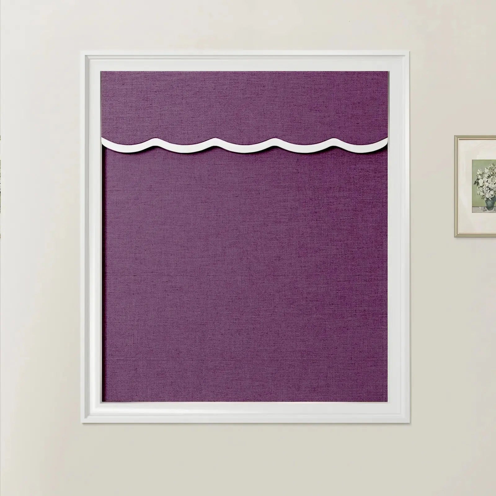 Liz Linen Valanced Day Night Roman Shade Cord Lift