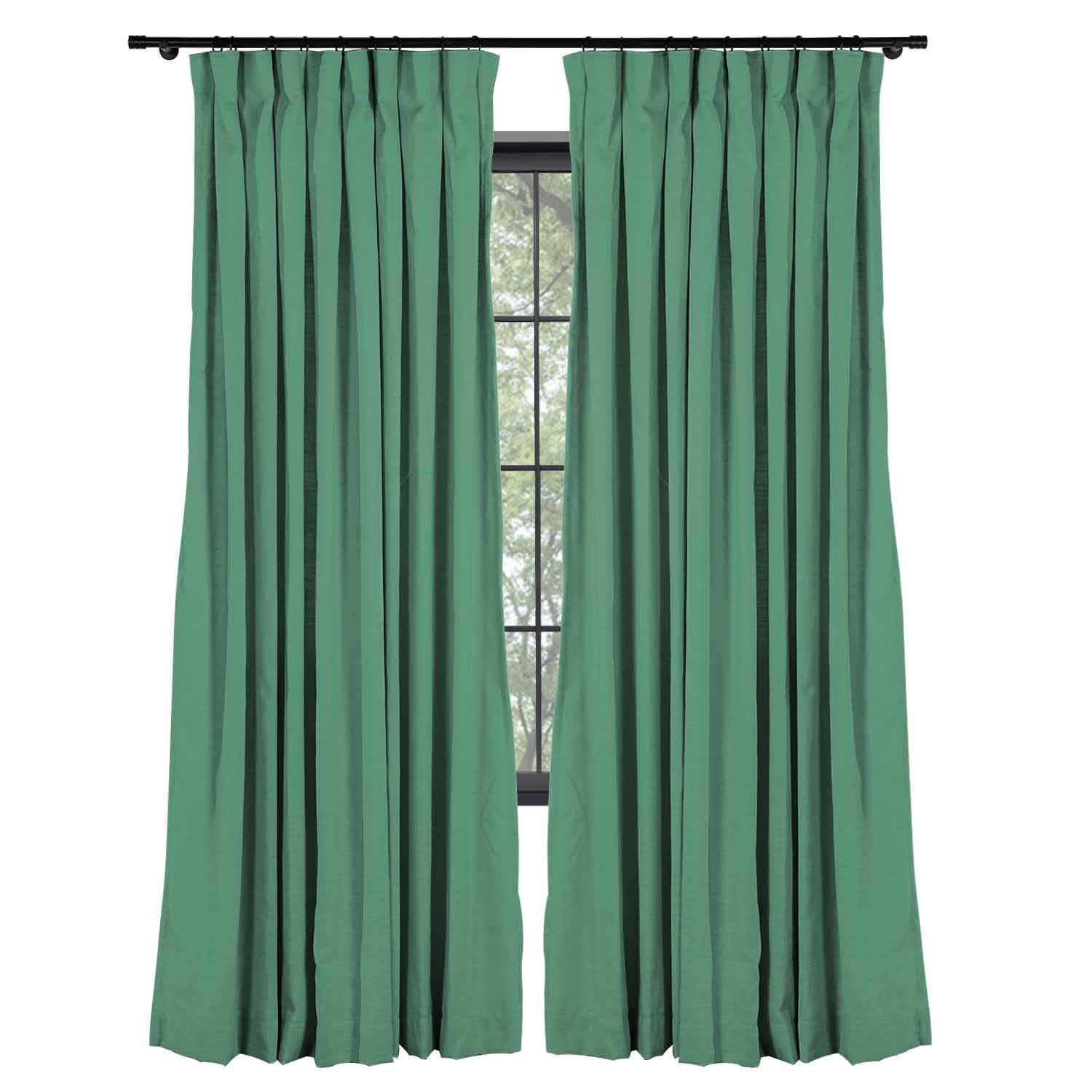 Liz Linen Extra Long Curtains Pleated