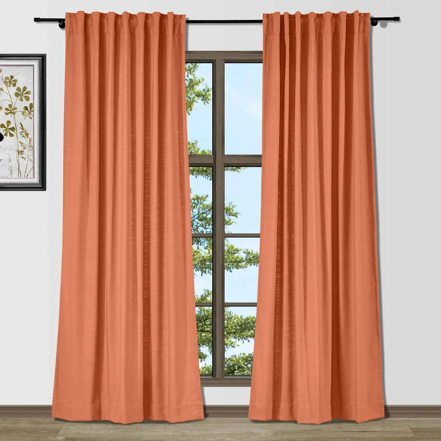 Isabella Heavyweight Polyester Cotton Blend Drapery Soft Top SLIDINGCURTAIN