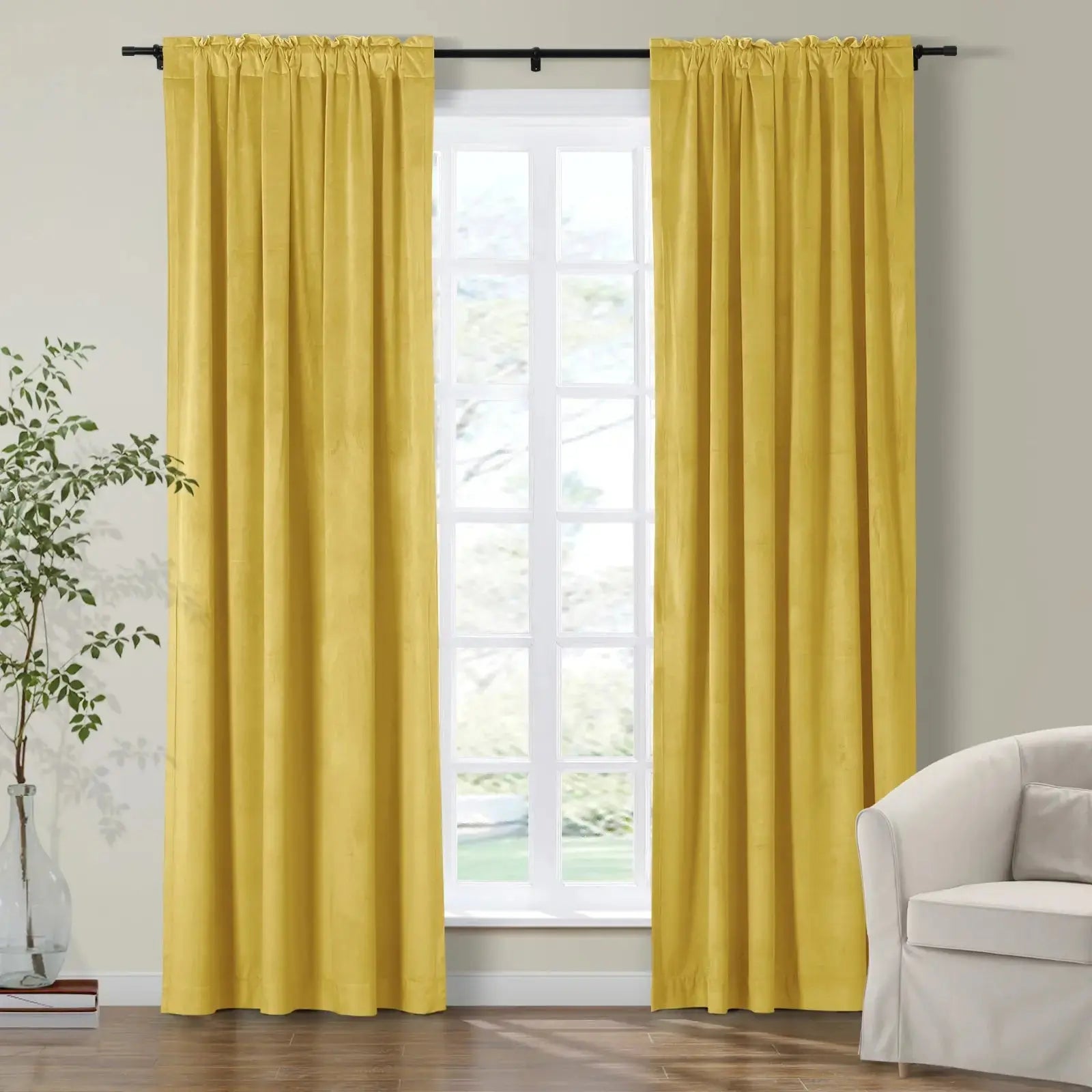 Birkin Velvet Curtain Soft Top SLIDINGCURTAIN