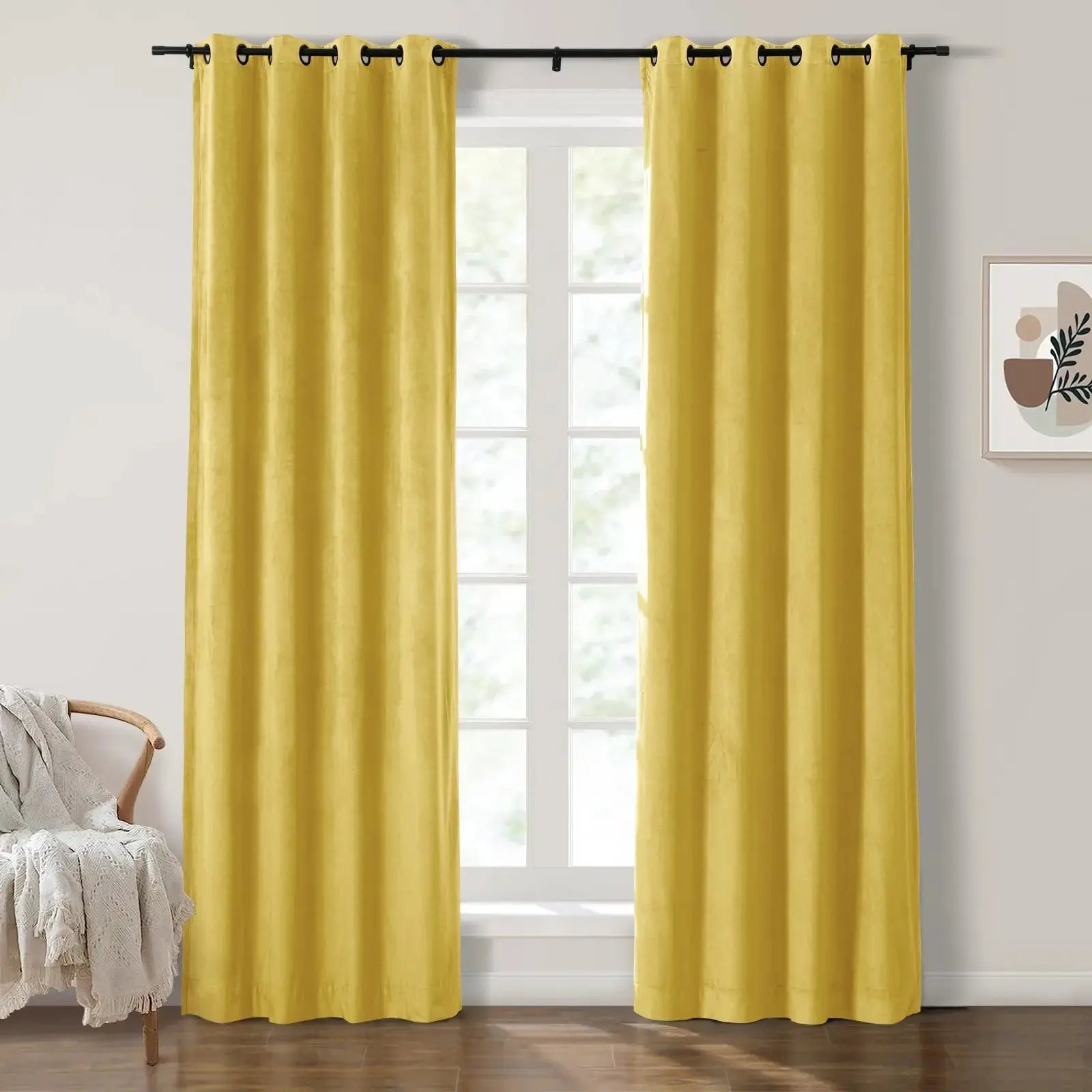 Birkin Velvet Curtain Grommet