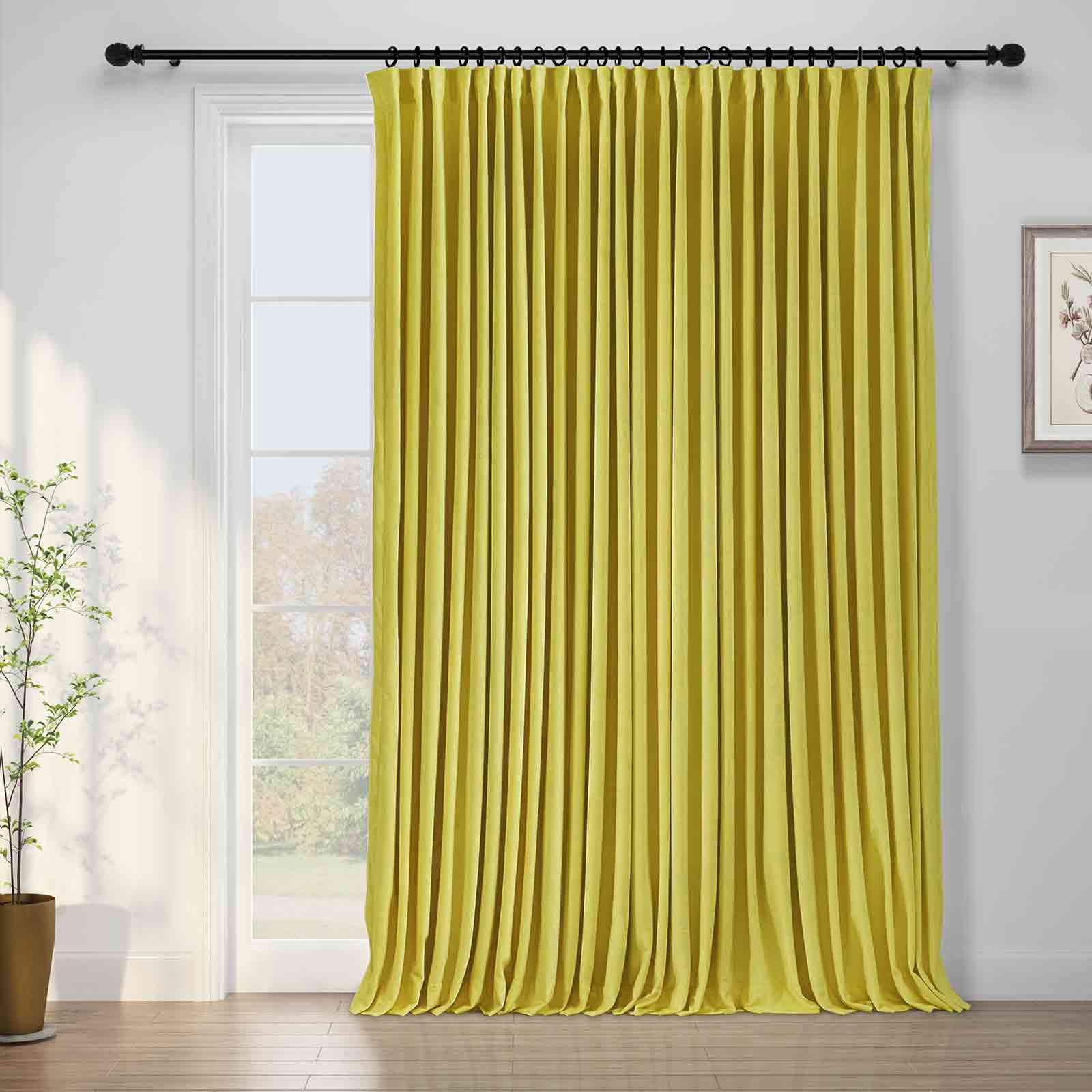 Birkin Velvet Curtain Pinch Pleated Thermal Drapes