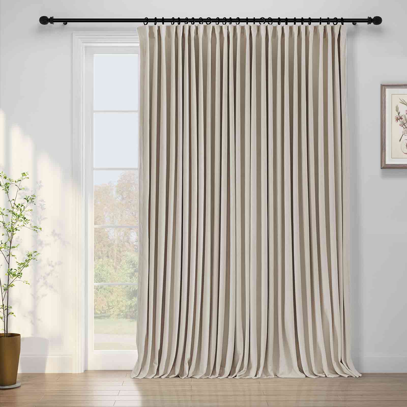 Birkin Velvet Curtain Pinch Pleated Thermal Drapes