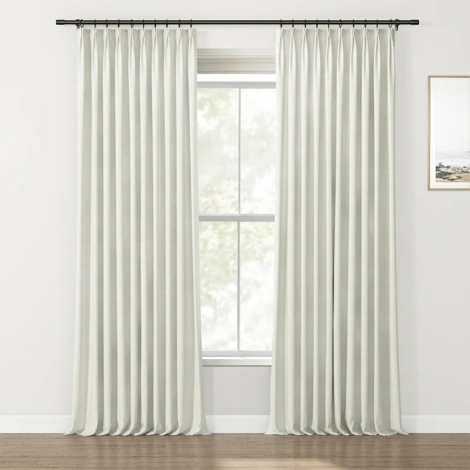 Lydia Brick Jacquard Curtain Pleated SLIDINGCURTAIN