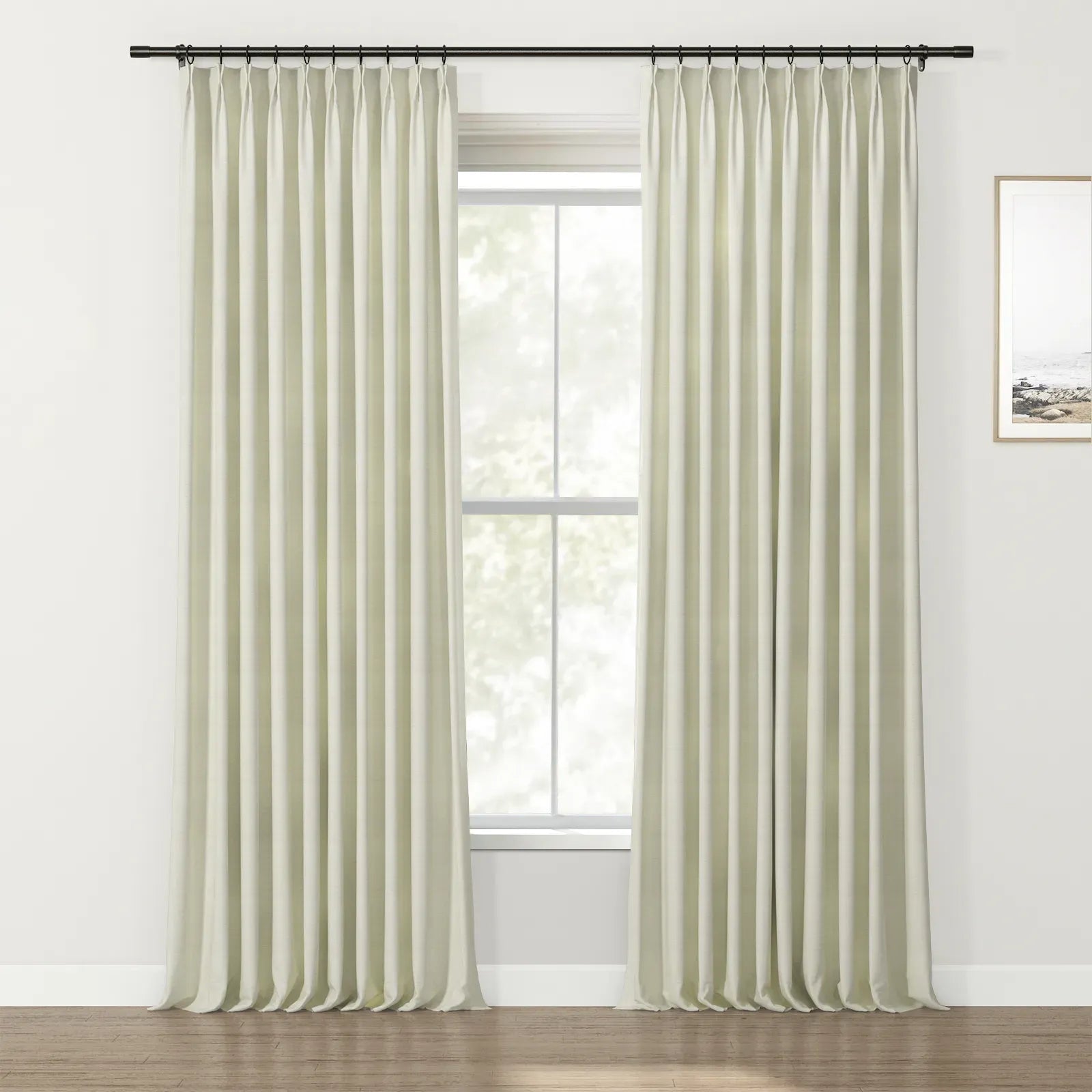 Lydia Brick Jacquard Curtain Pleated SLIDINGCURTAIN