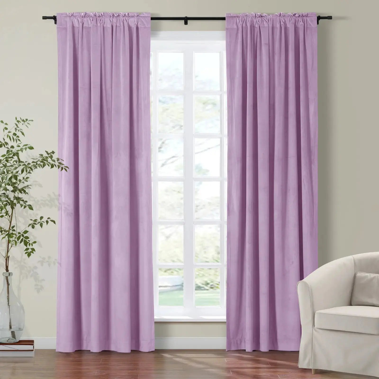 Birkin Velvet Curtain Soft Top SLIDINGCURTAIN