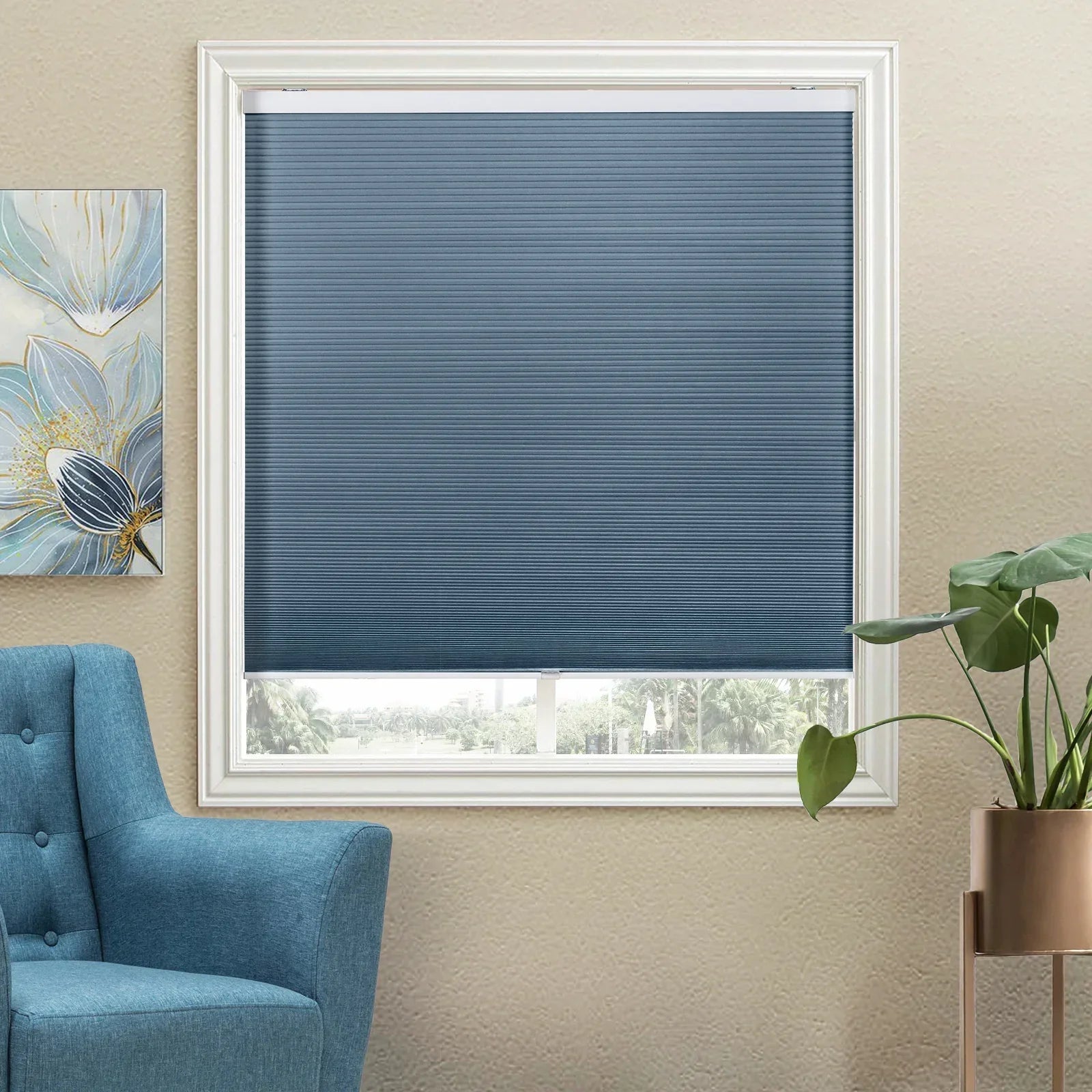 Sanford Top Down Bottom Up  Blackout Cellular Shades Cordless