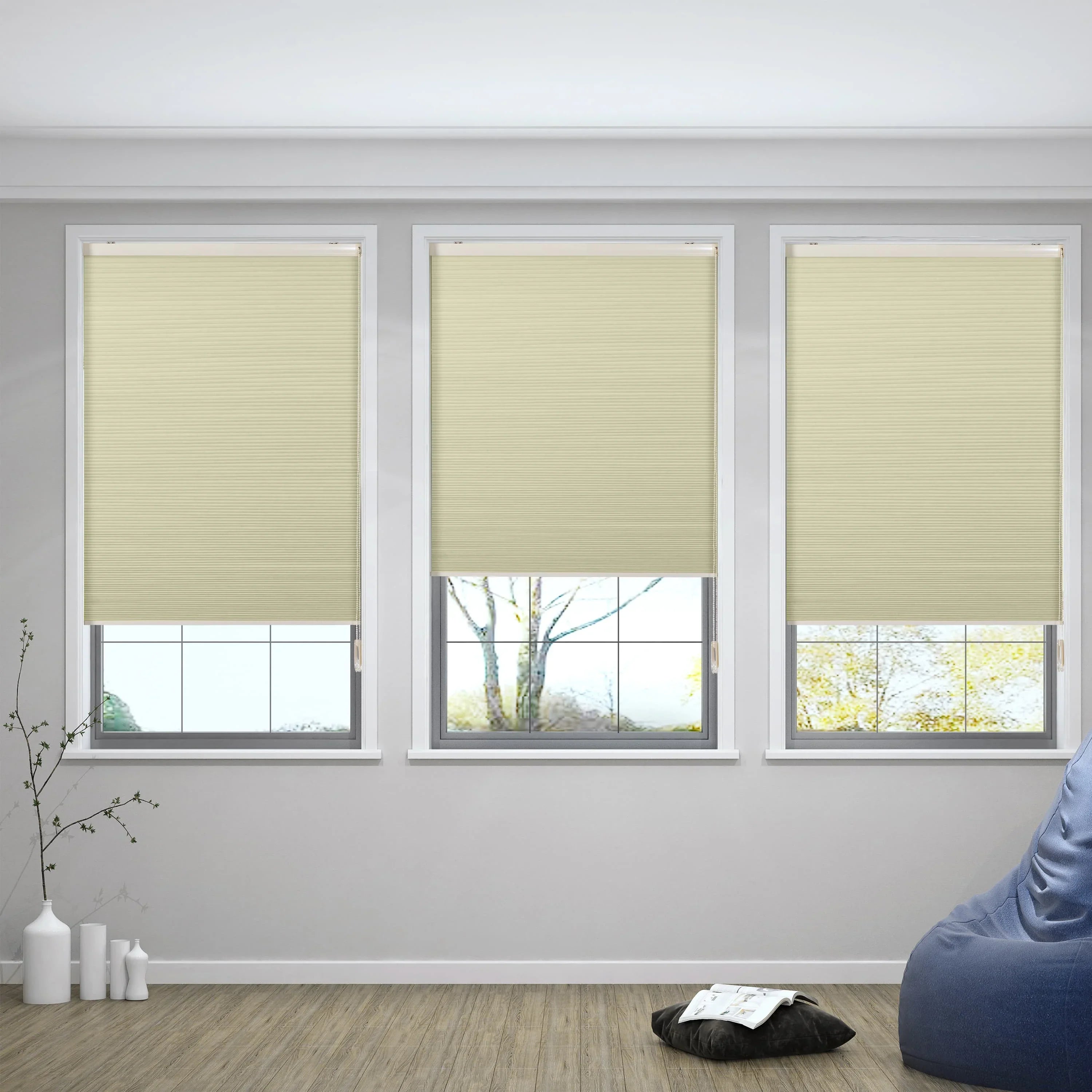 Paris Blackout Cellular Window Shades Cord Lift