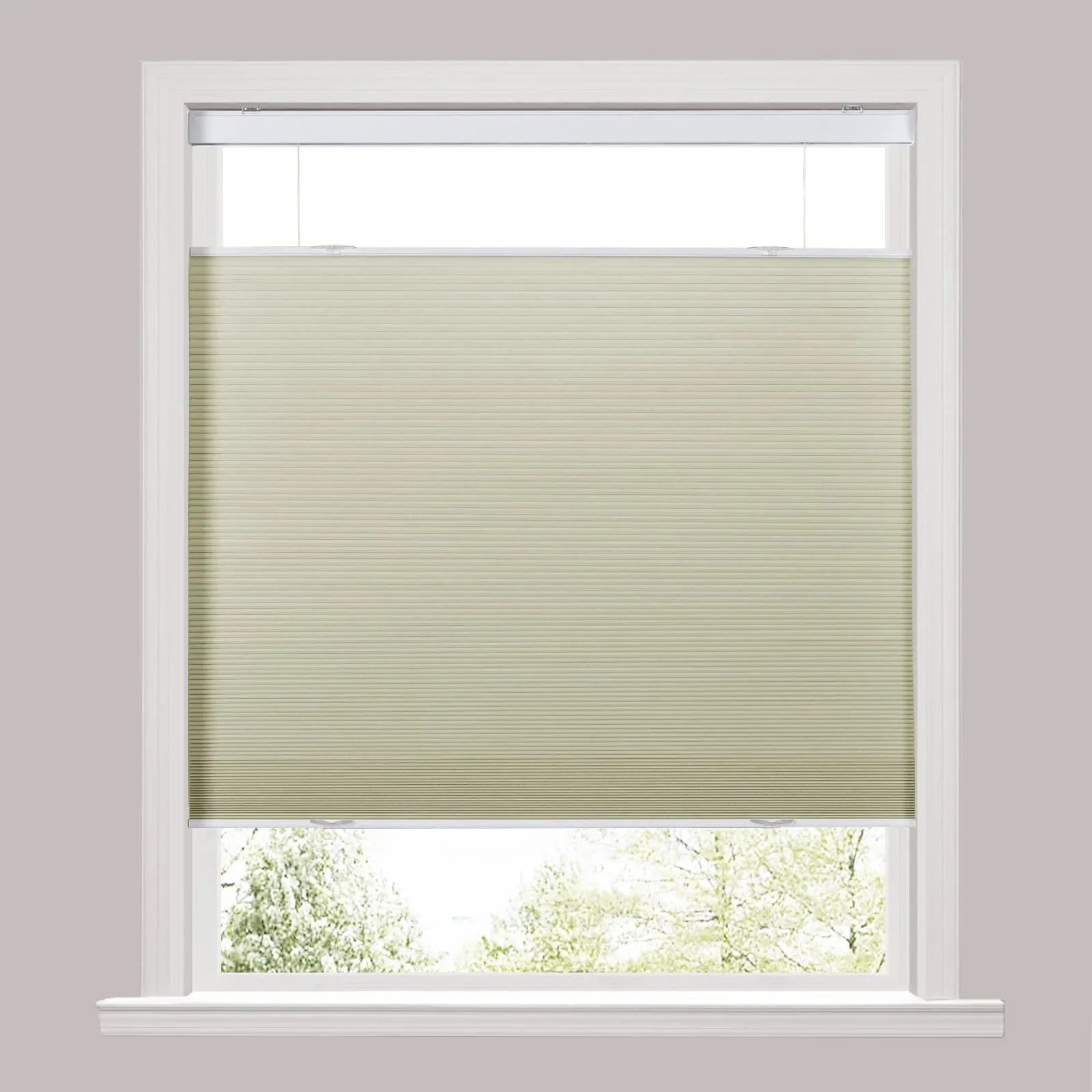 Samantha Top Down Bottom Up  Blackout Cellular Shades Cordless SLIDINGCURTAIN