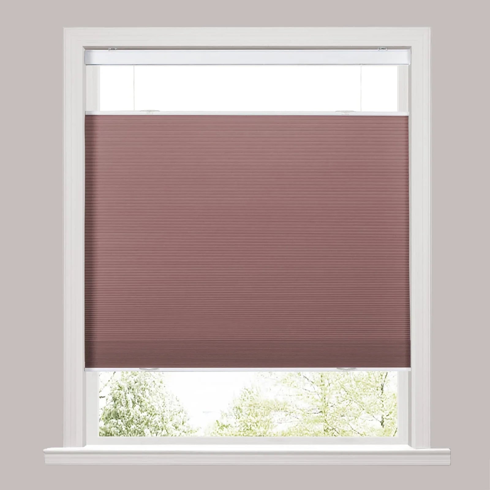 Samantha Top Down Bottom Up  Blackout Cellular Shades Cordless SLIDINGCURTAIN