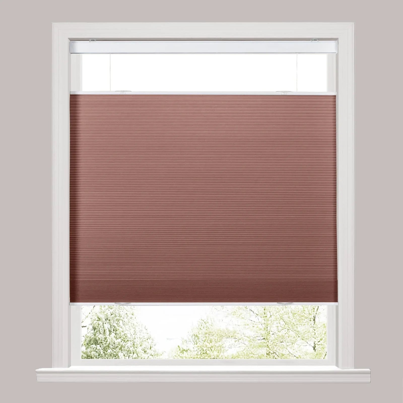 Samantha Top Down Bottom Up  Blackout Cellular Shades Cordless SLIDINGCURTAIN