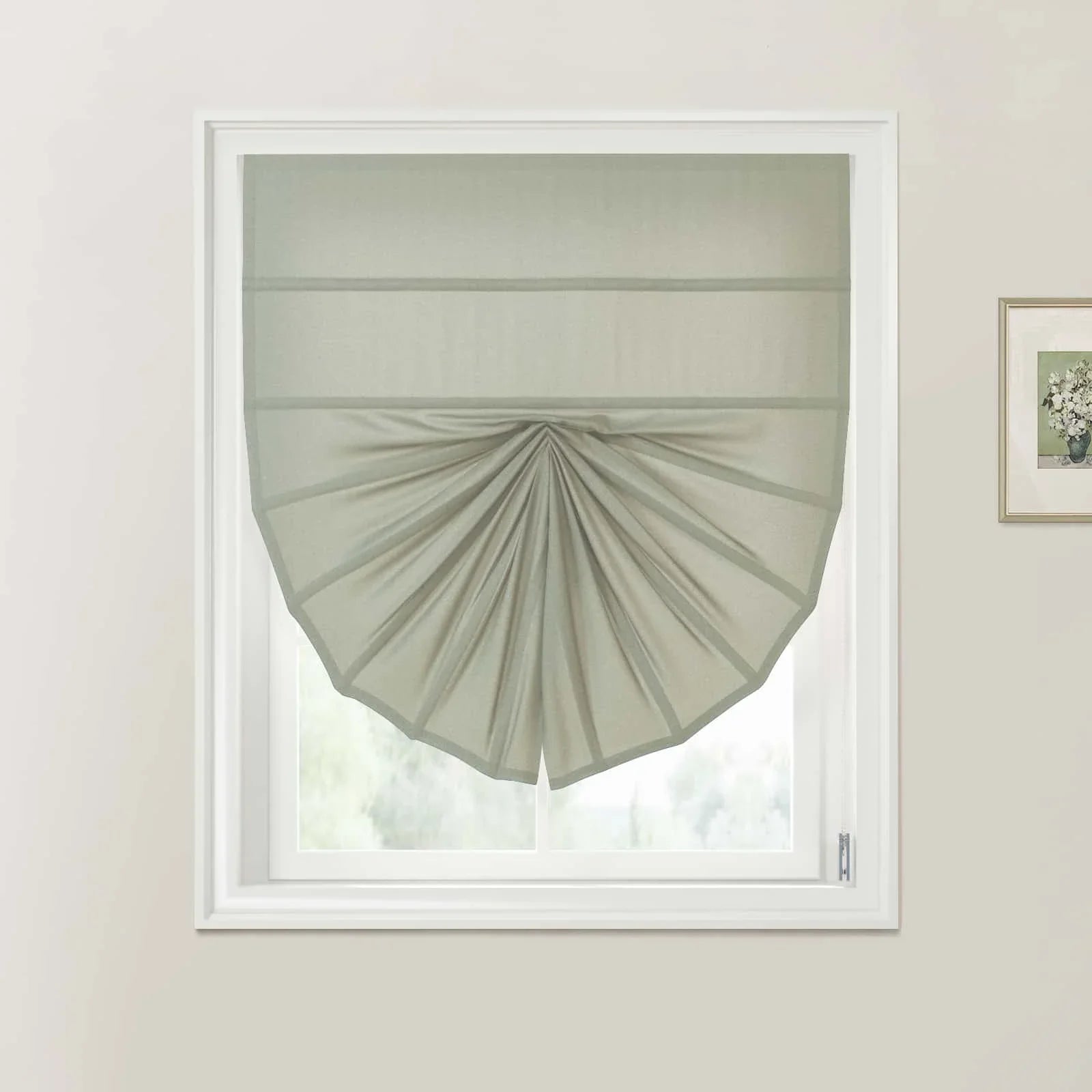 Sterling Andy Fan Roman Shades - Cord Lift