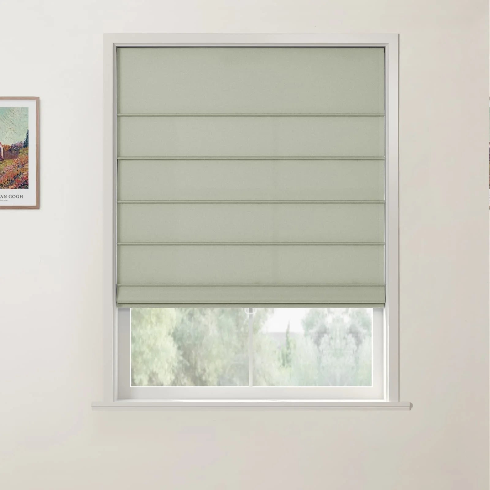 Sterling Andy Front Slat Cordless Roman Shades