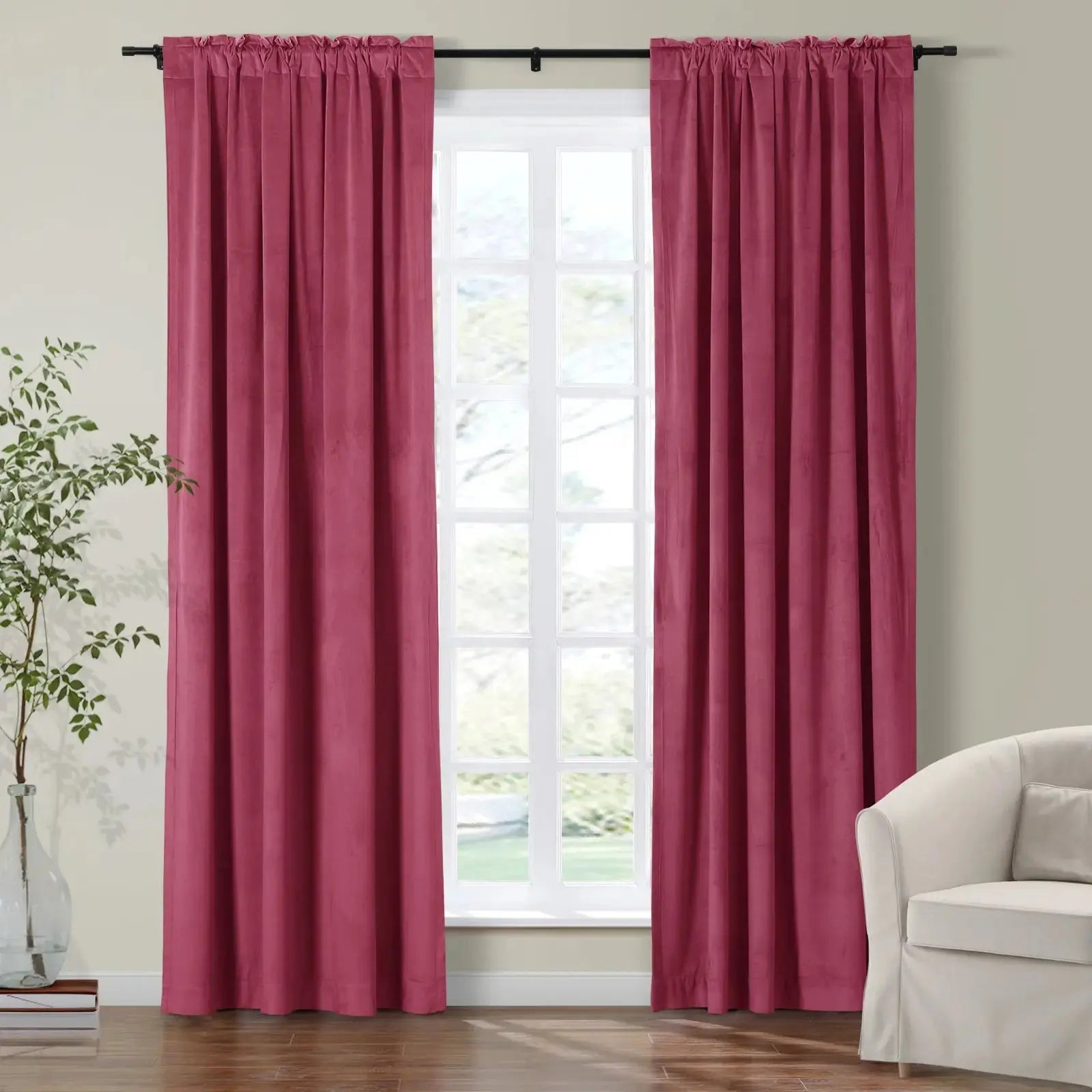 Birkin Velvet Curtain Soft Top SLIDINGCURTAIN