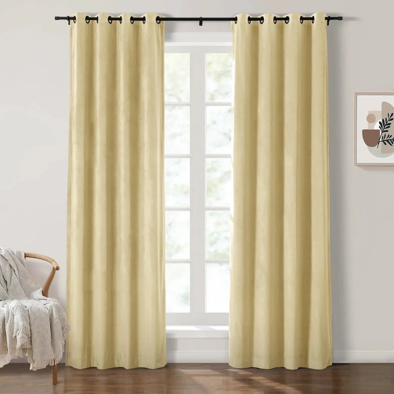 Birkin Velvet Curtain Grommet SLIDINGCURTAIN