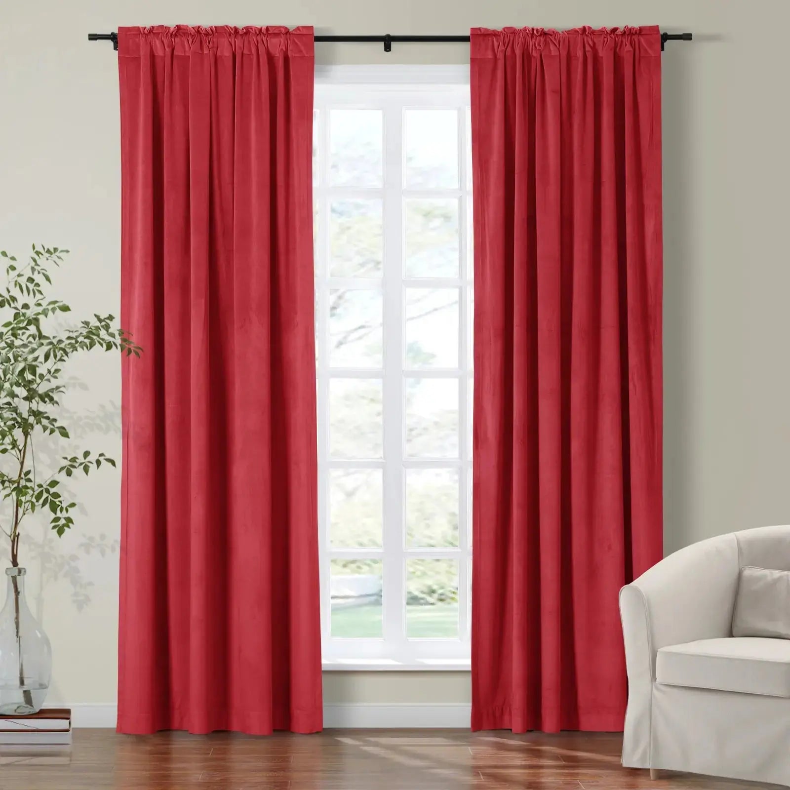 Birkin Velvet Curtain Soft Top SLIDINGCURTAIN