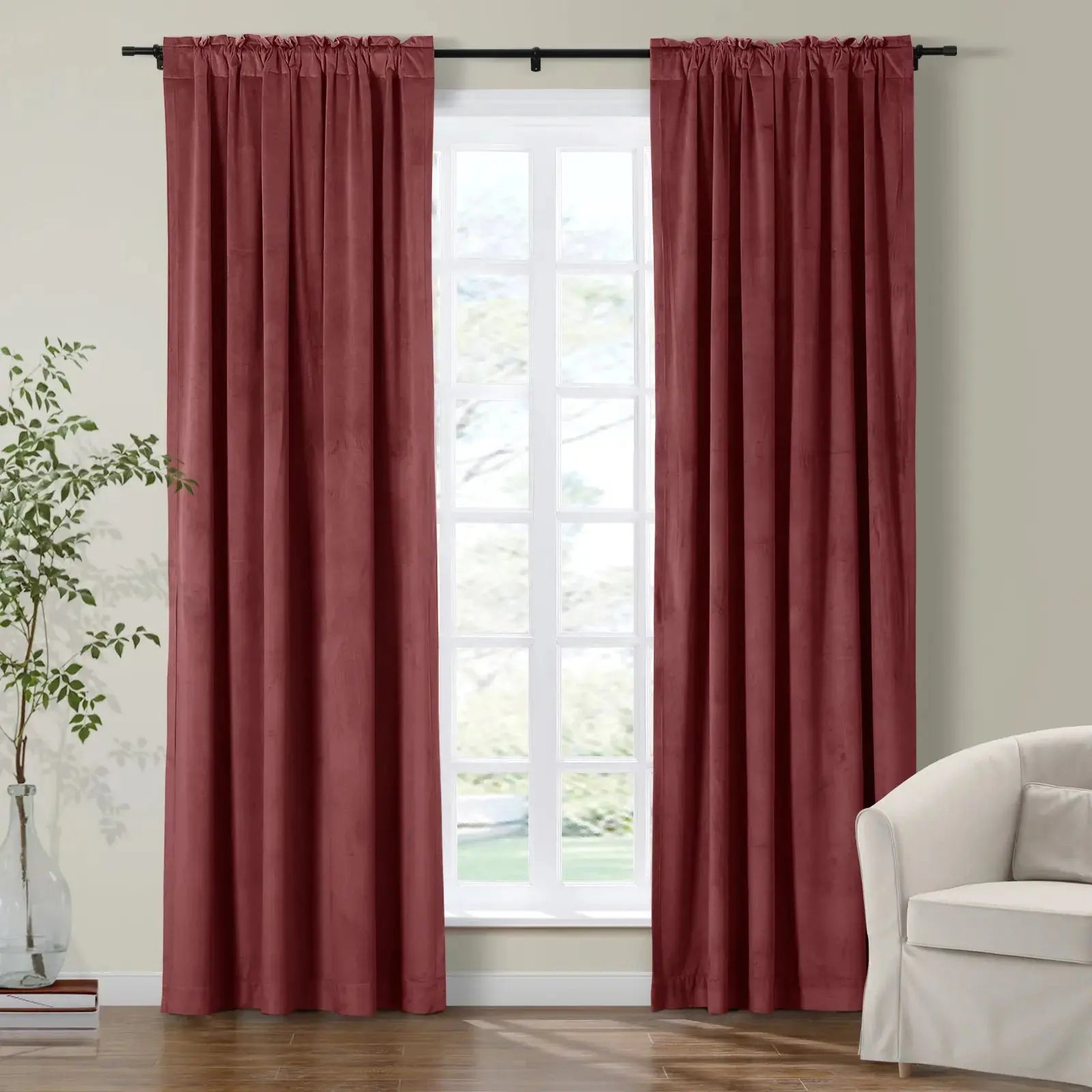 Birkin Velvet Curtain Soft Top SLIDINGCURTAIN