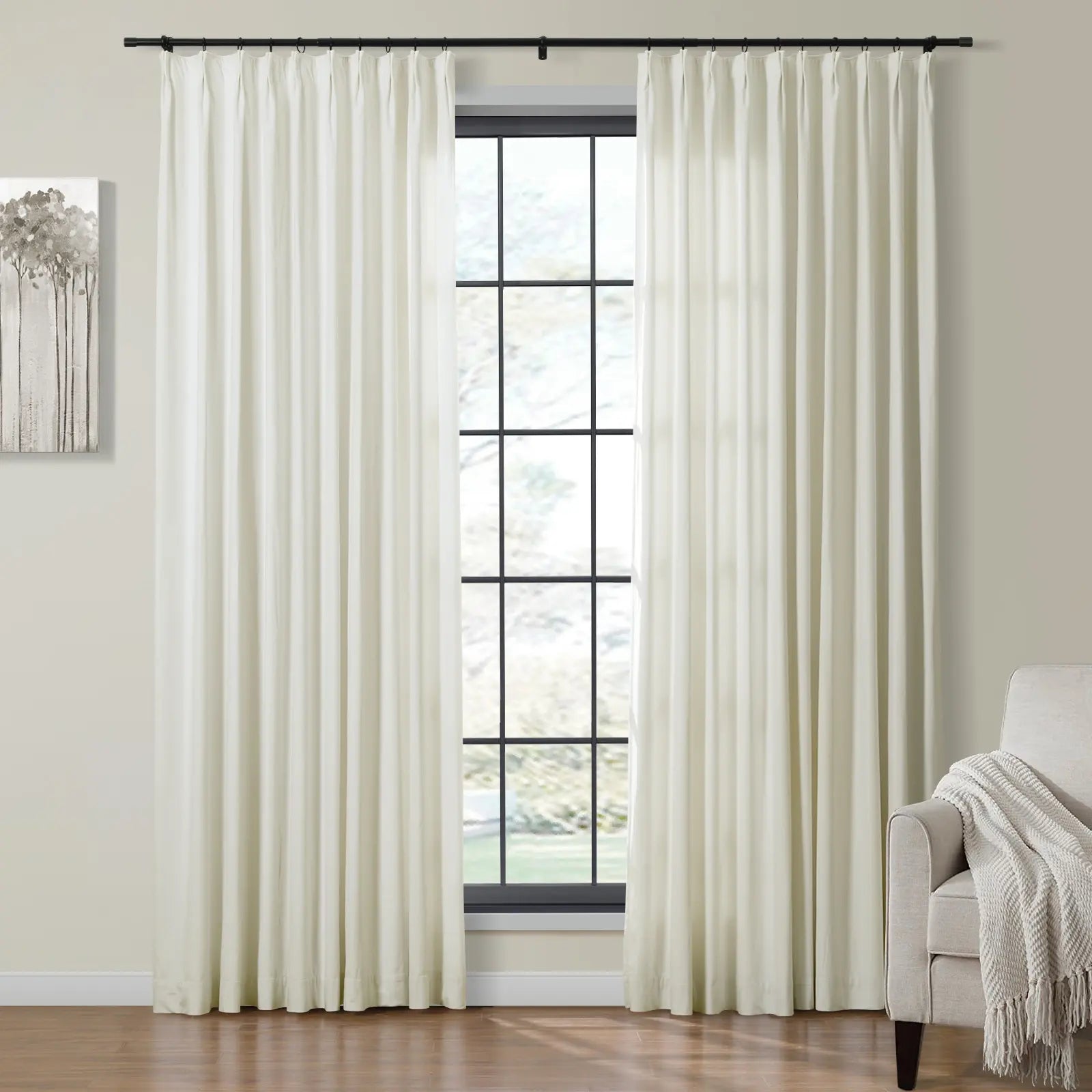 Birkin Velvet Curtain Pleated - TWOPAGES