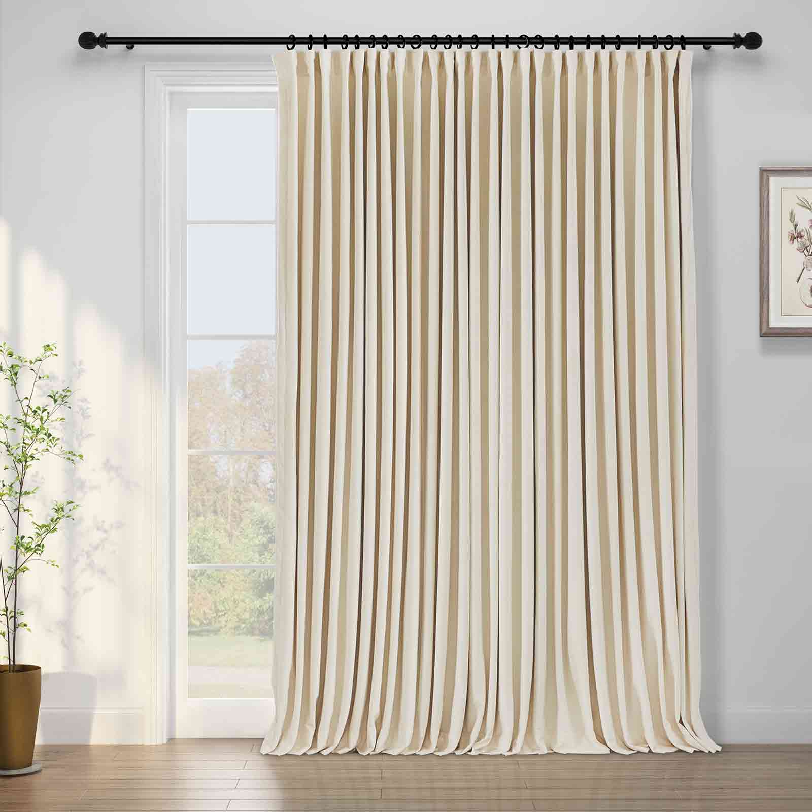 Birkin Velvet Curtain Pinch Pleated Thermal Drapes