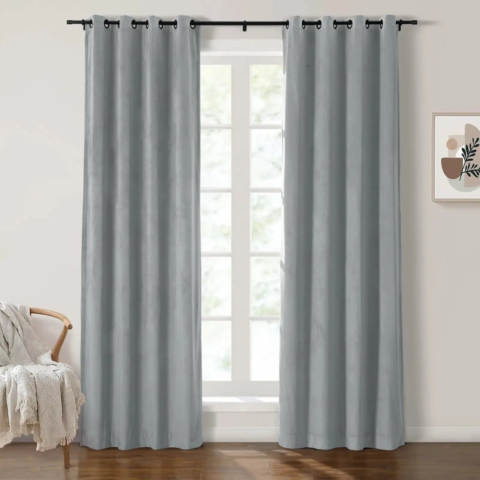 Birkin Velvet Curtain Grommet SLIDINGCURTAIN