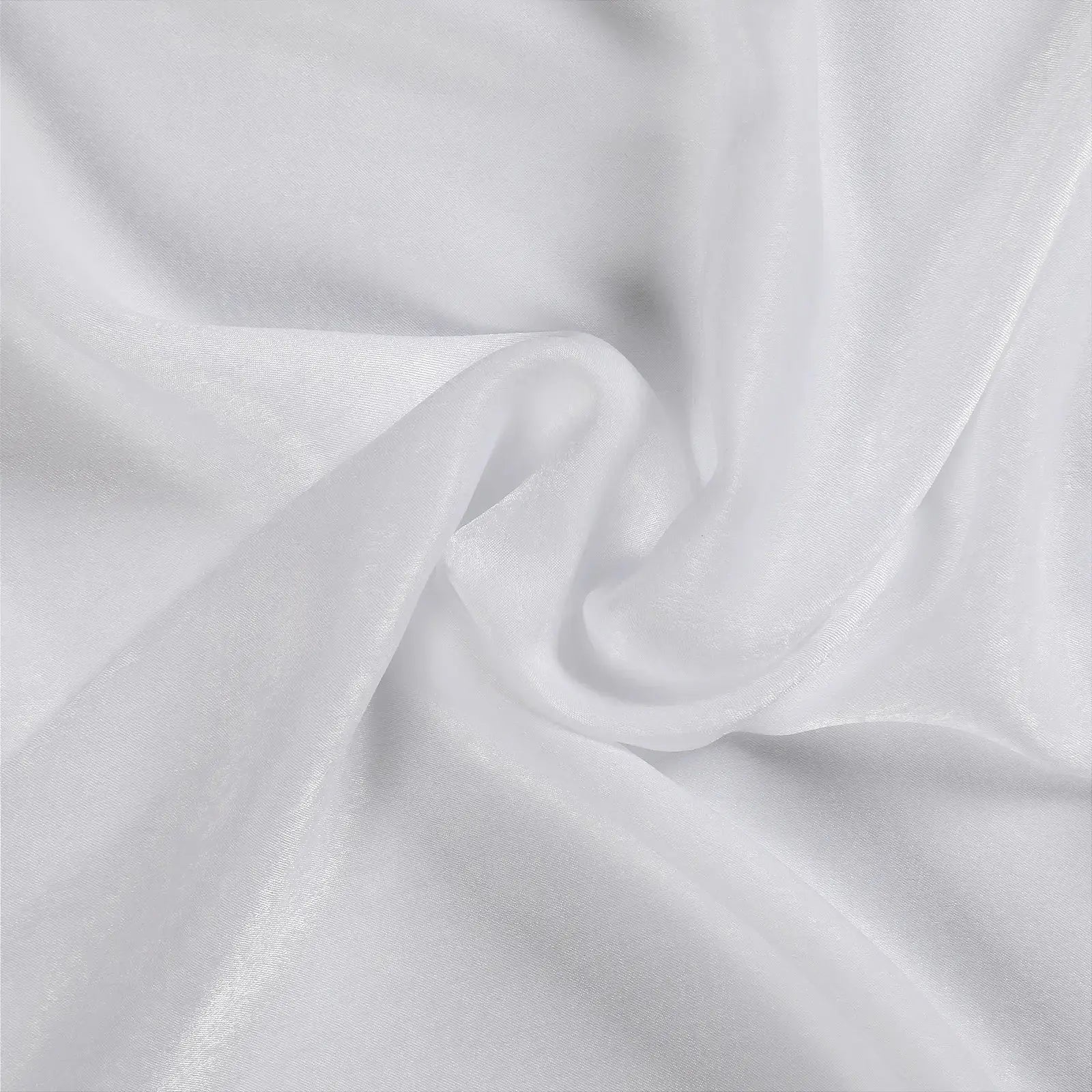 Florida Embossed White Semi Sheer Curtain Pleated