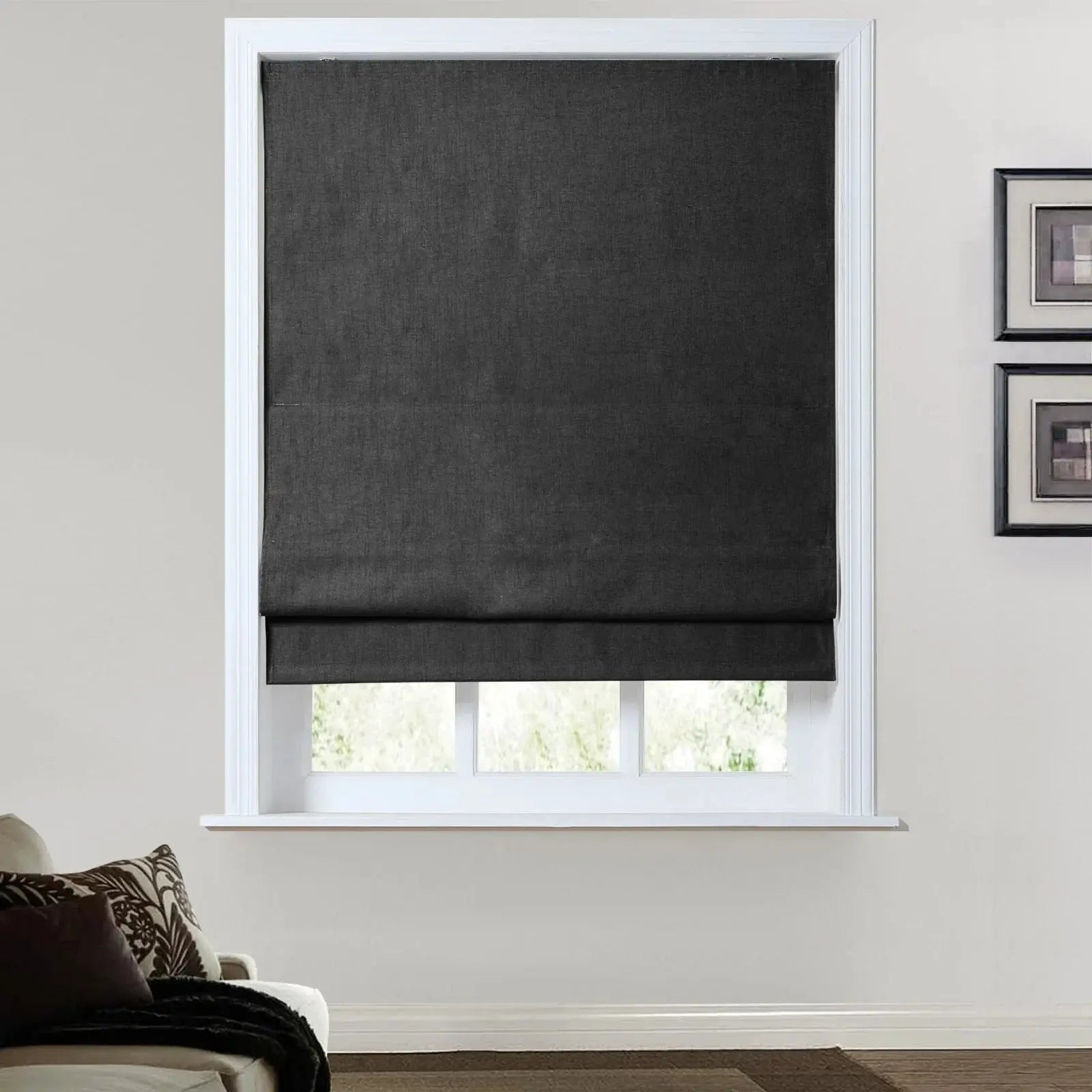 Blackout Roman Shade Cordless