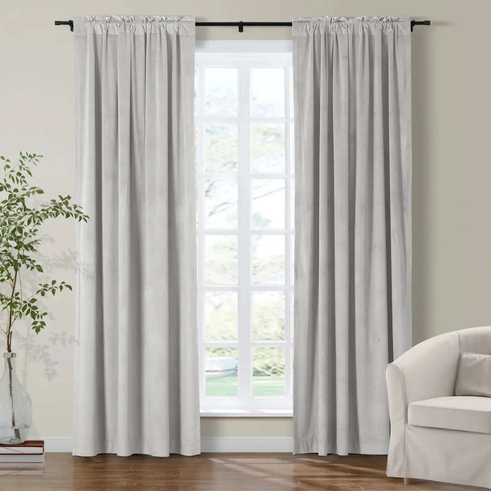 Birkin Velvet Curtain Soft Top SLIDINGCURTAIN