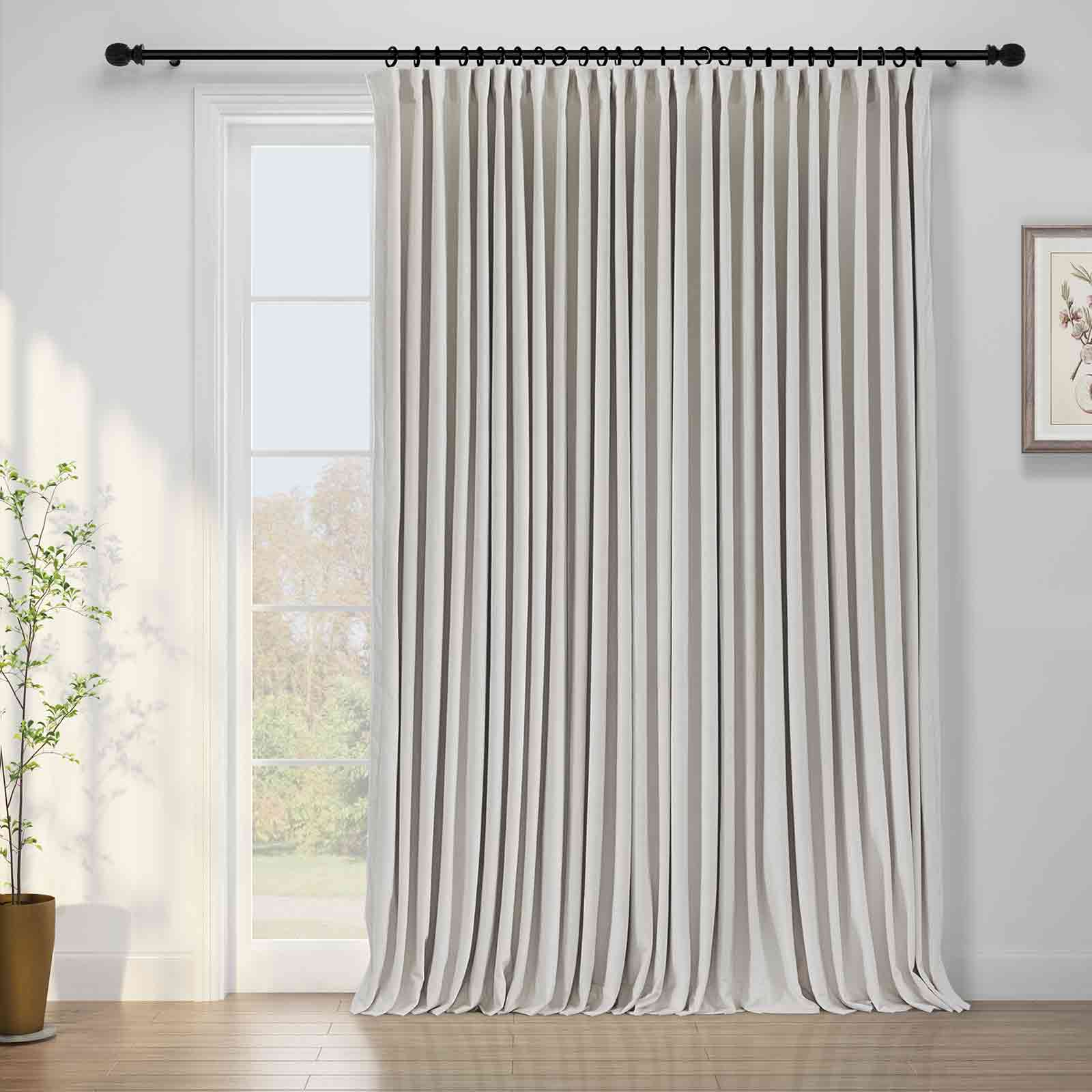 Birkin Velvet Curtain Pinch Pleated Thermal Drapes