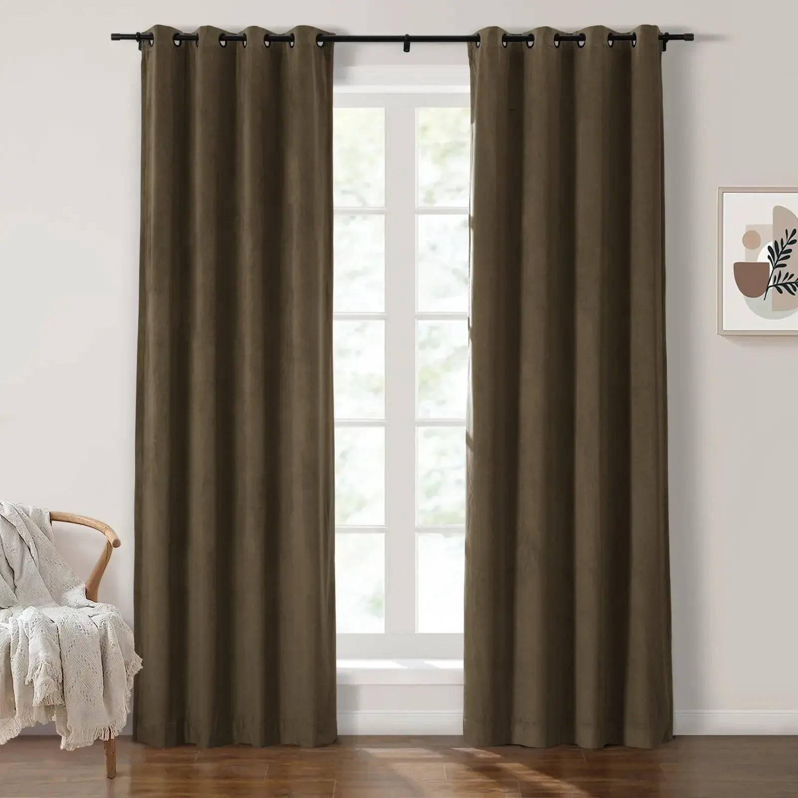 Birkin Velvet Curtain Grommet SLIDINGCURTAIN