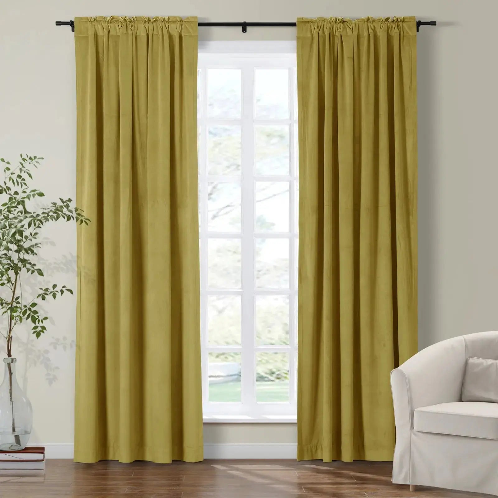 Birkin Velvet Curtain Soft Top SLIDINGCURTAIN